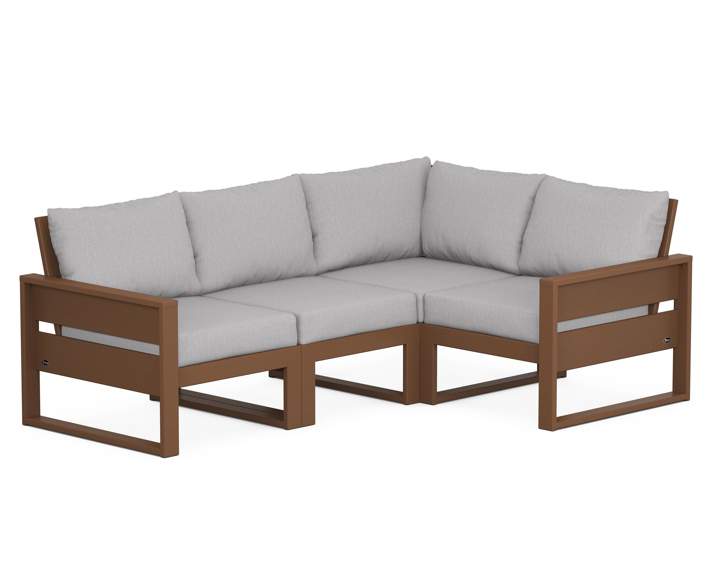 Eastport 4- Piece Sectional in Tree House / Granite