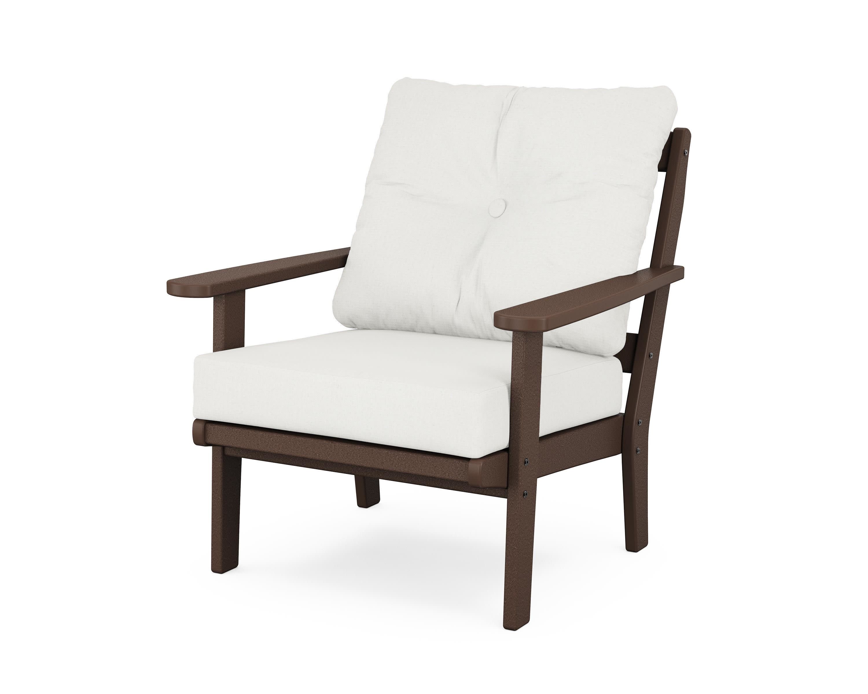 Cape Cod Deep Seating Chair in Vintage Lantern / Natural Linen
