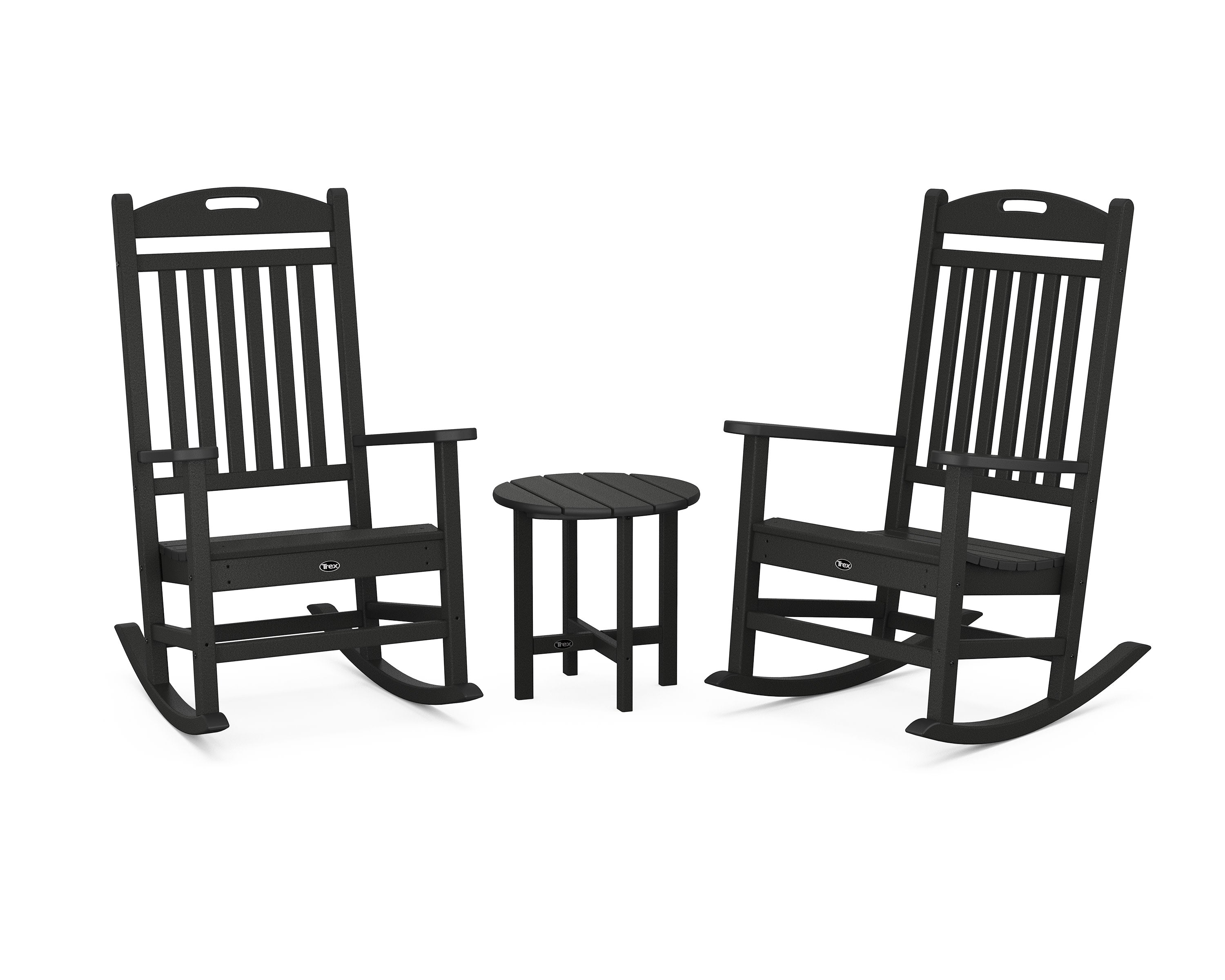 Yacht Club Rocker 3-Piece Set in Charcoal Black