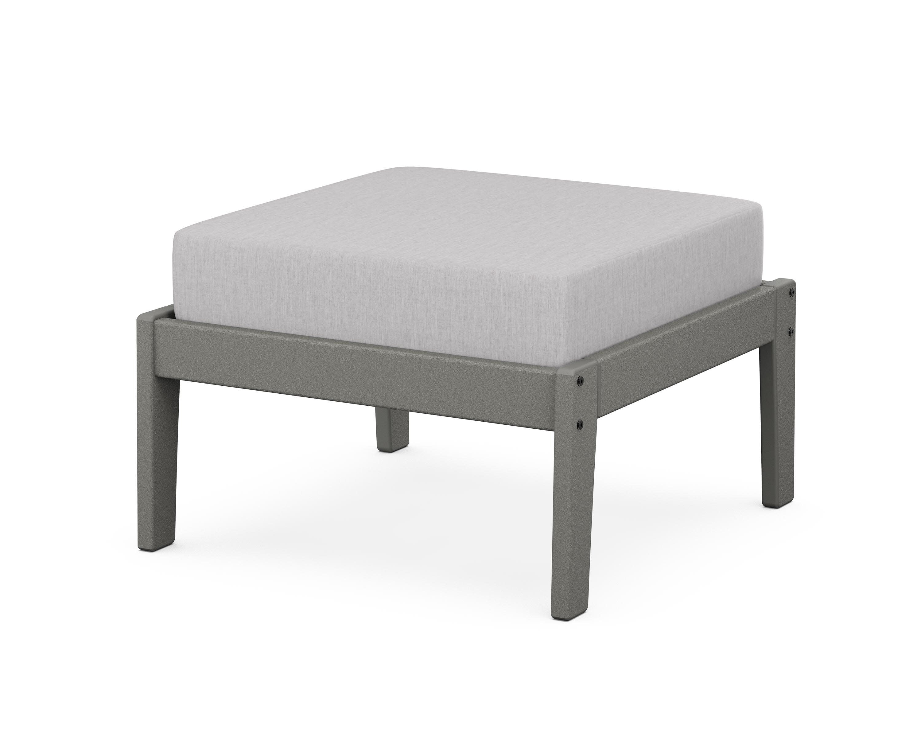 Deep Seating Ottoman in Slate Grey / Granite