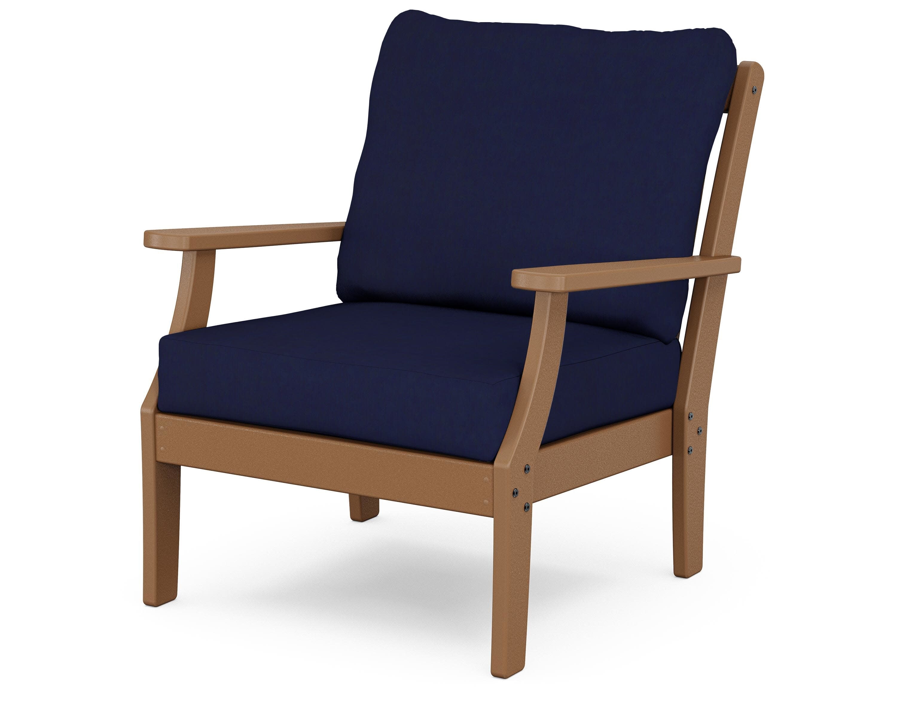 Yacht Club Deep Seating Chair in Tree House / Navy