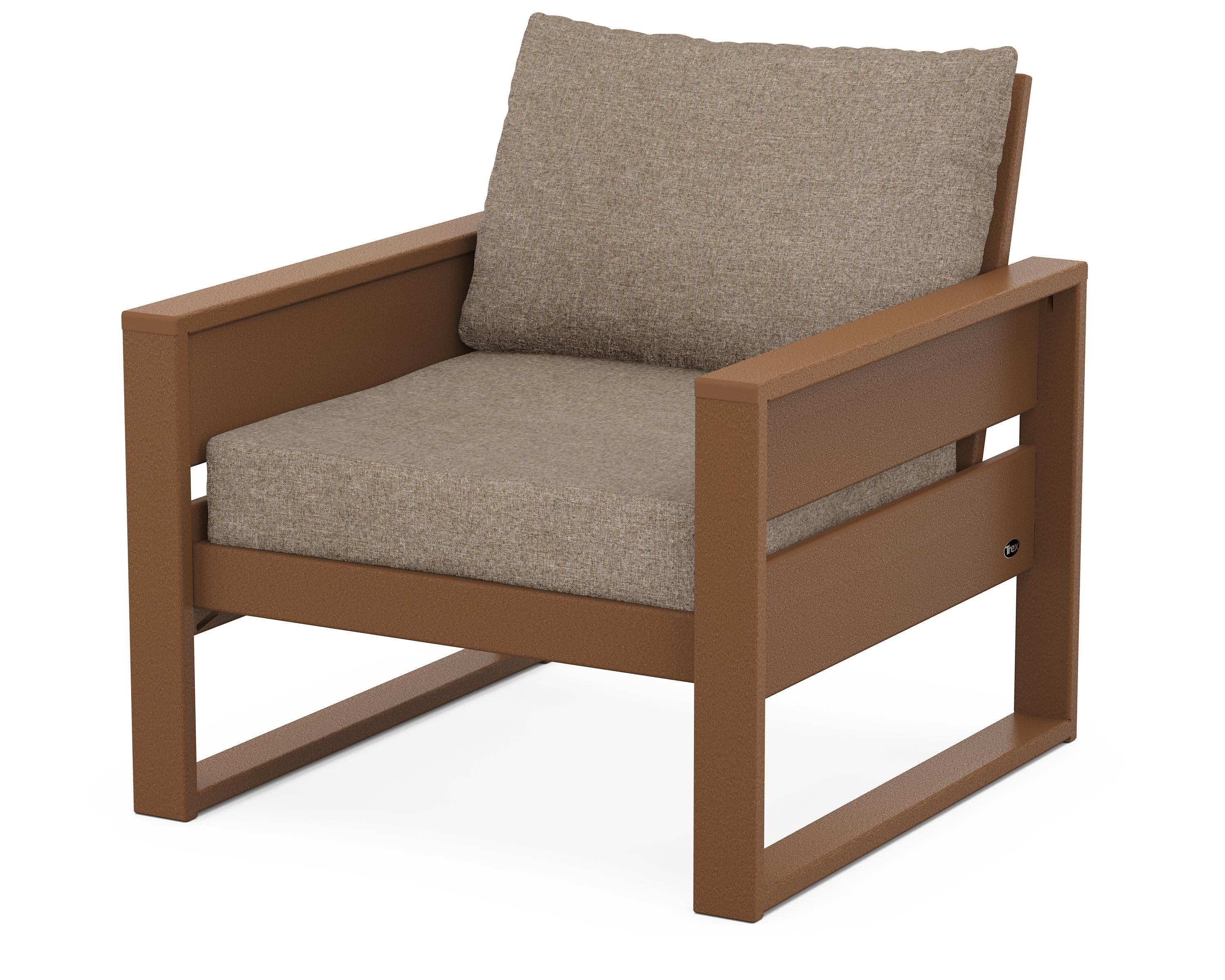 Eastport Club Chair in Tree House / Spiced Burlap