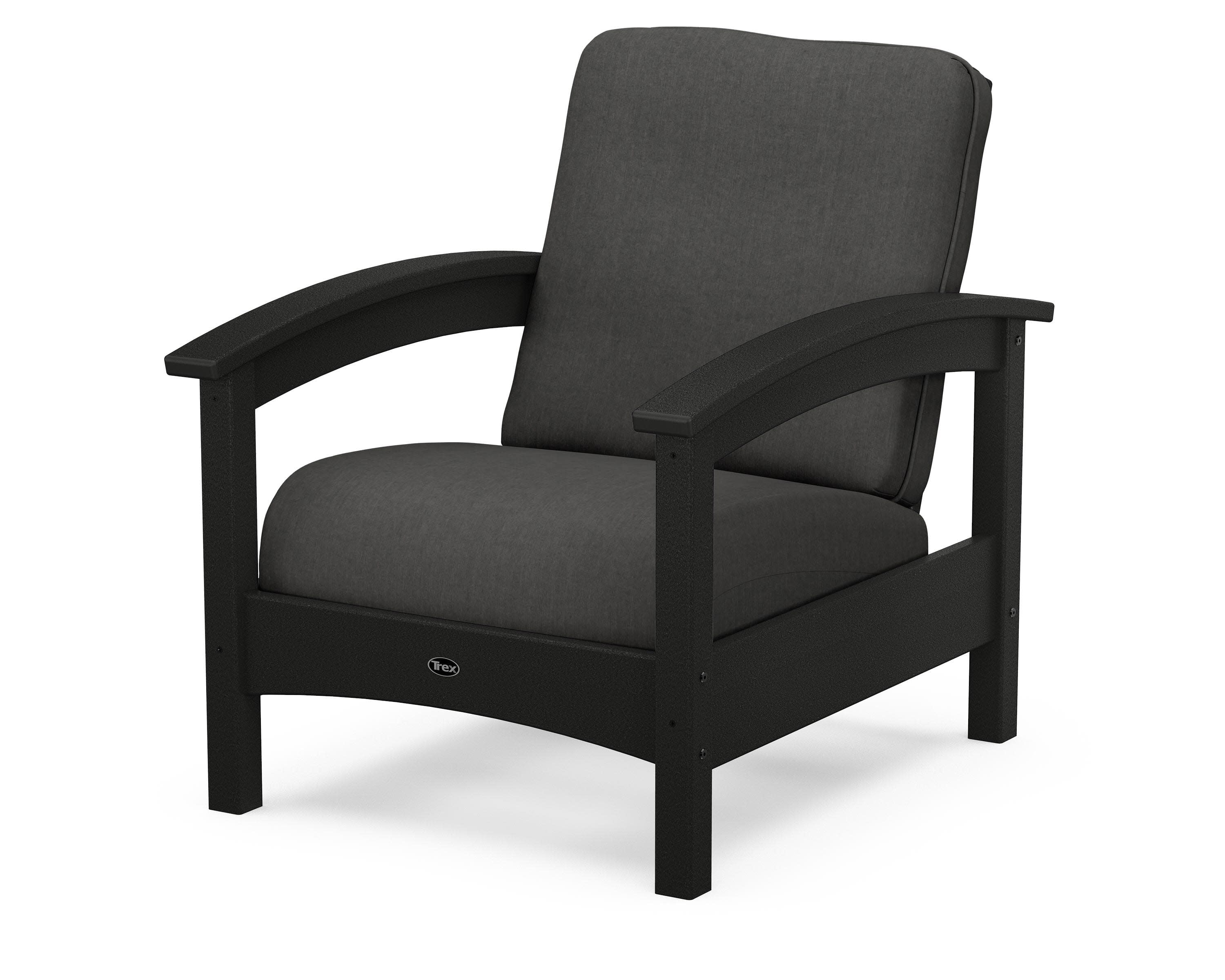Rockport Club Chair in Charcoal Black / Spectrum Carbon