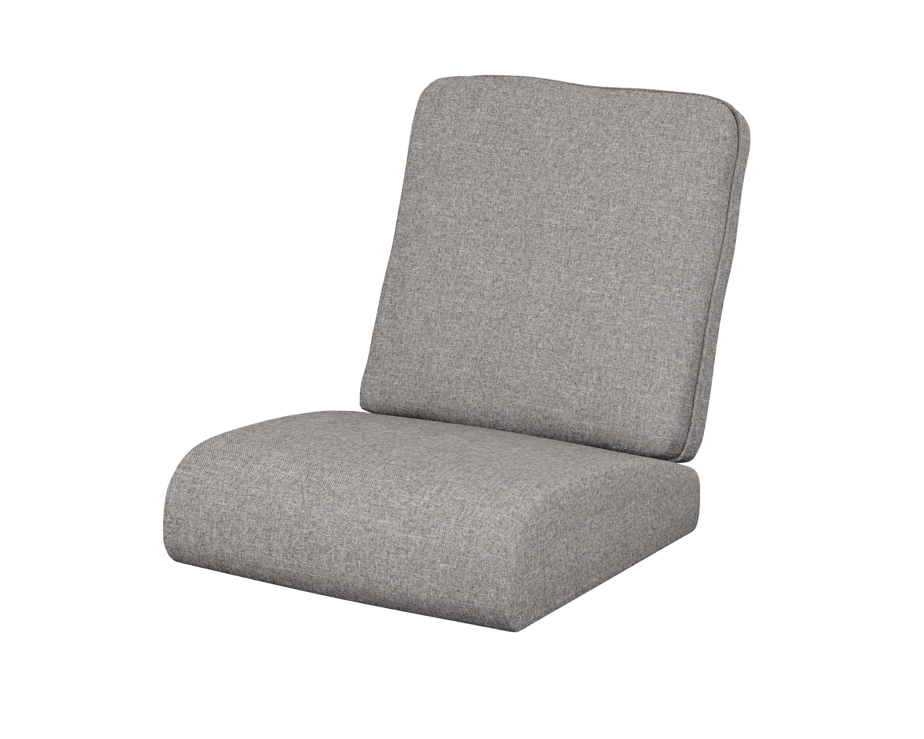 Club Seat/Back Cushion in Grey Mist