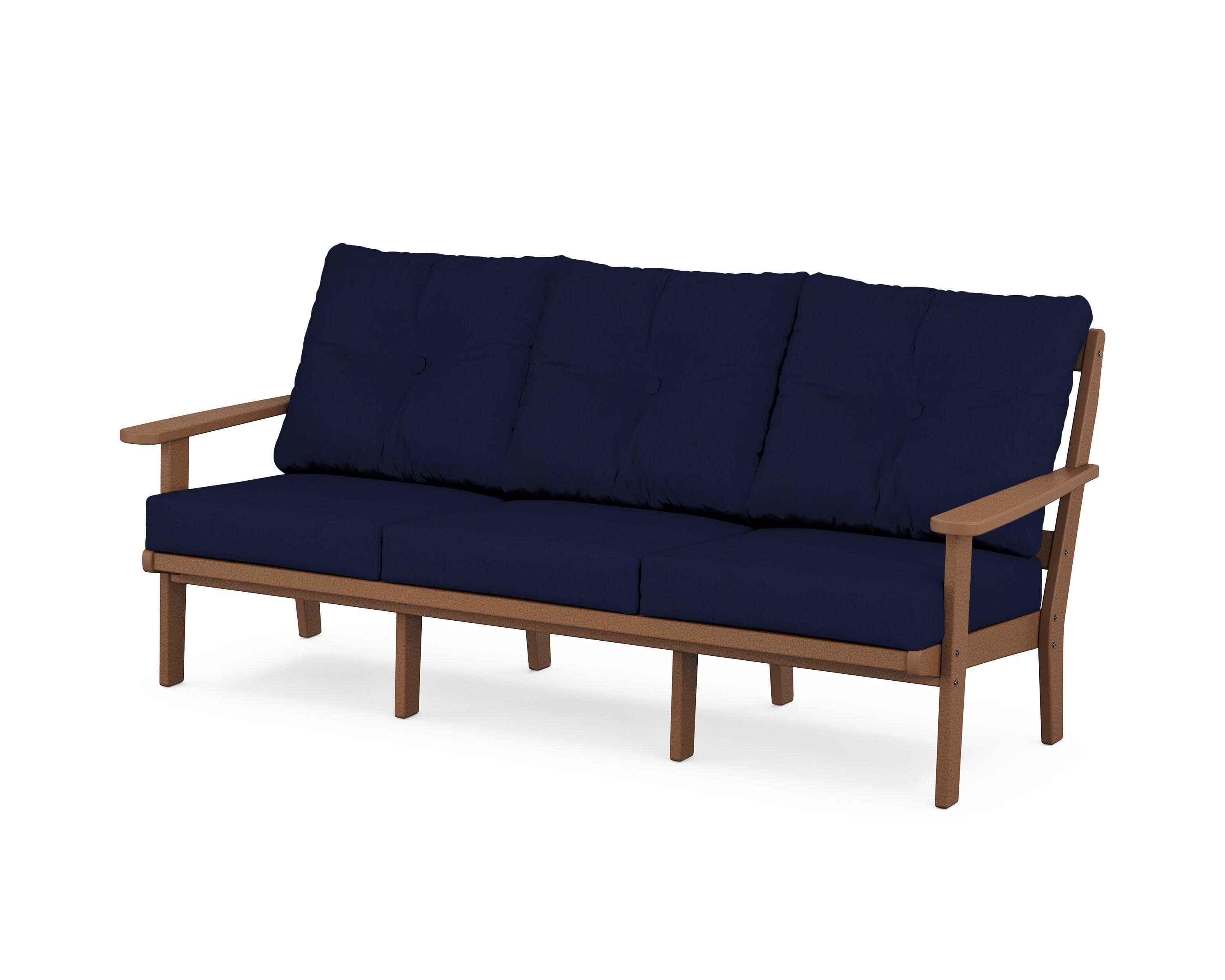 Cape Cod Deep Seating Sofa in Tree House / Navy