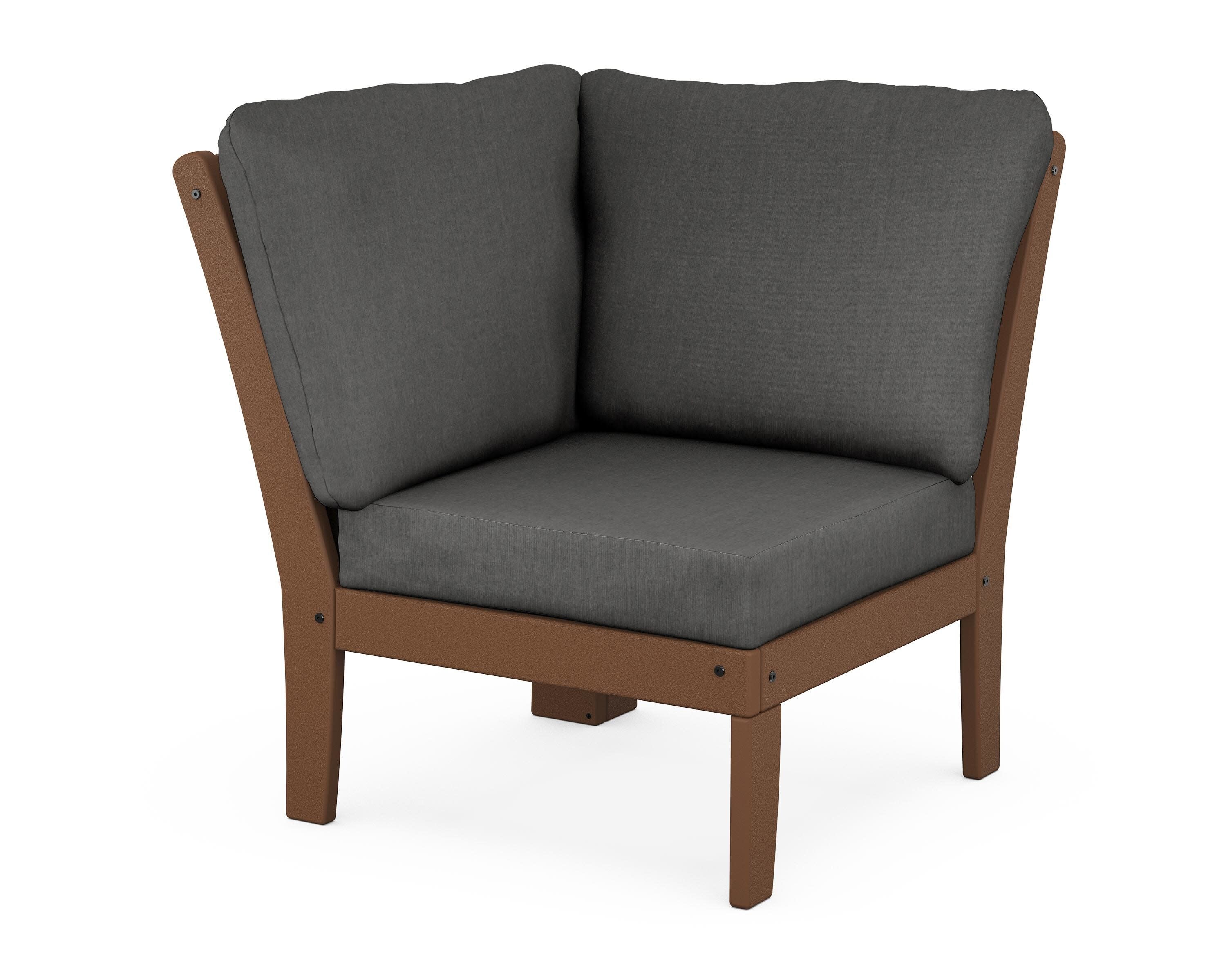 Yacht Club Modular Corner Chair in Tree House / Spectrum Carbon