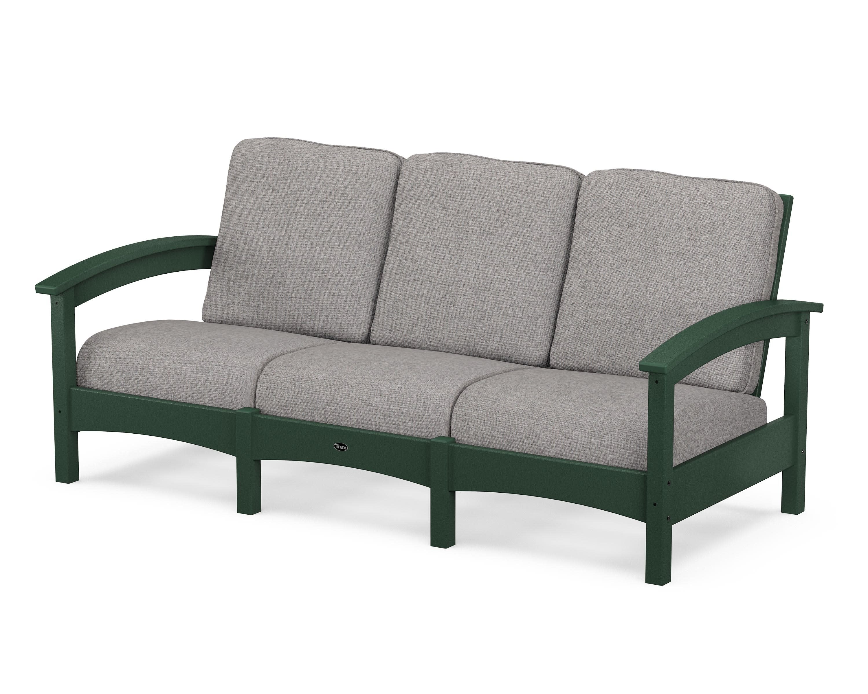 Rockport Club Sofa in Rainforest Canopy / Grey Mist
