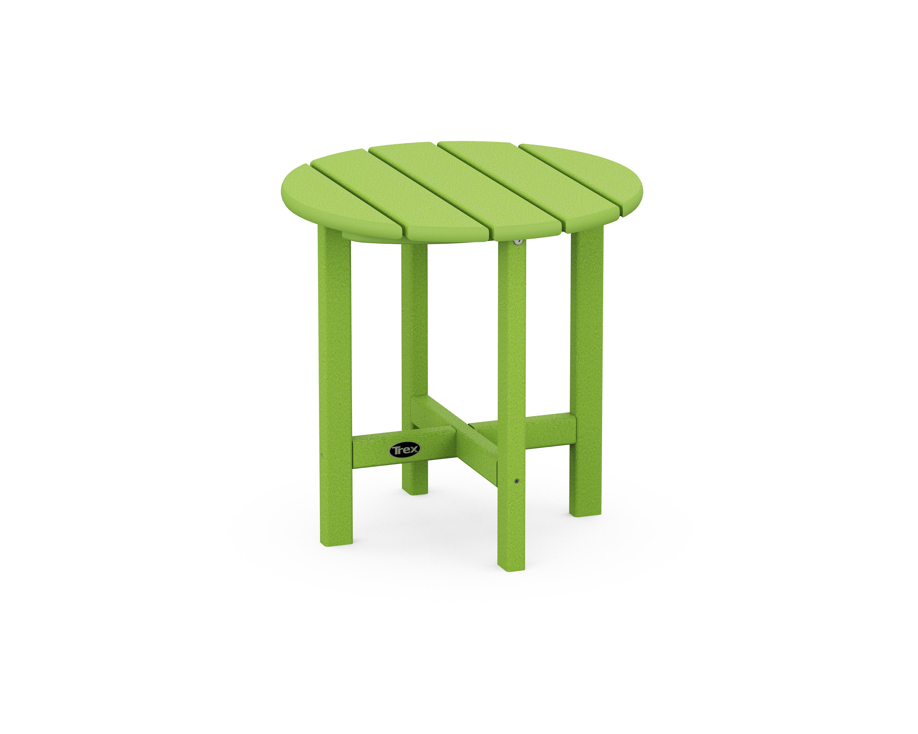 Cape Cod Round 18" Side Table in Lime