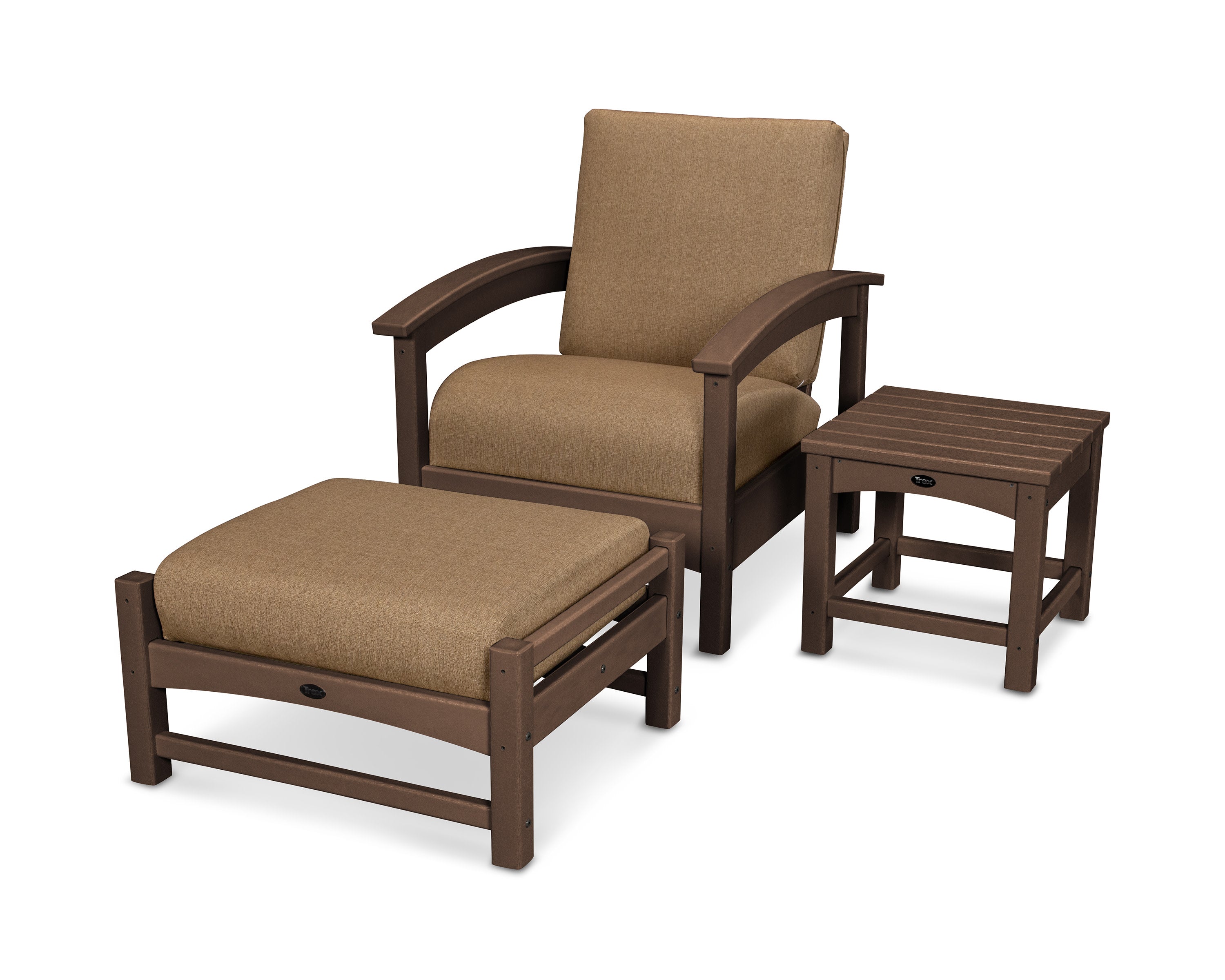 Rockport 3-Piece Deep Seating Set in Vintage Lantern / Sesame