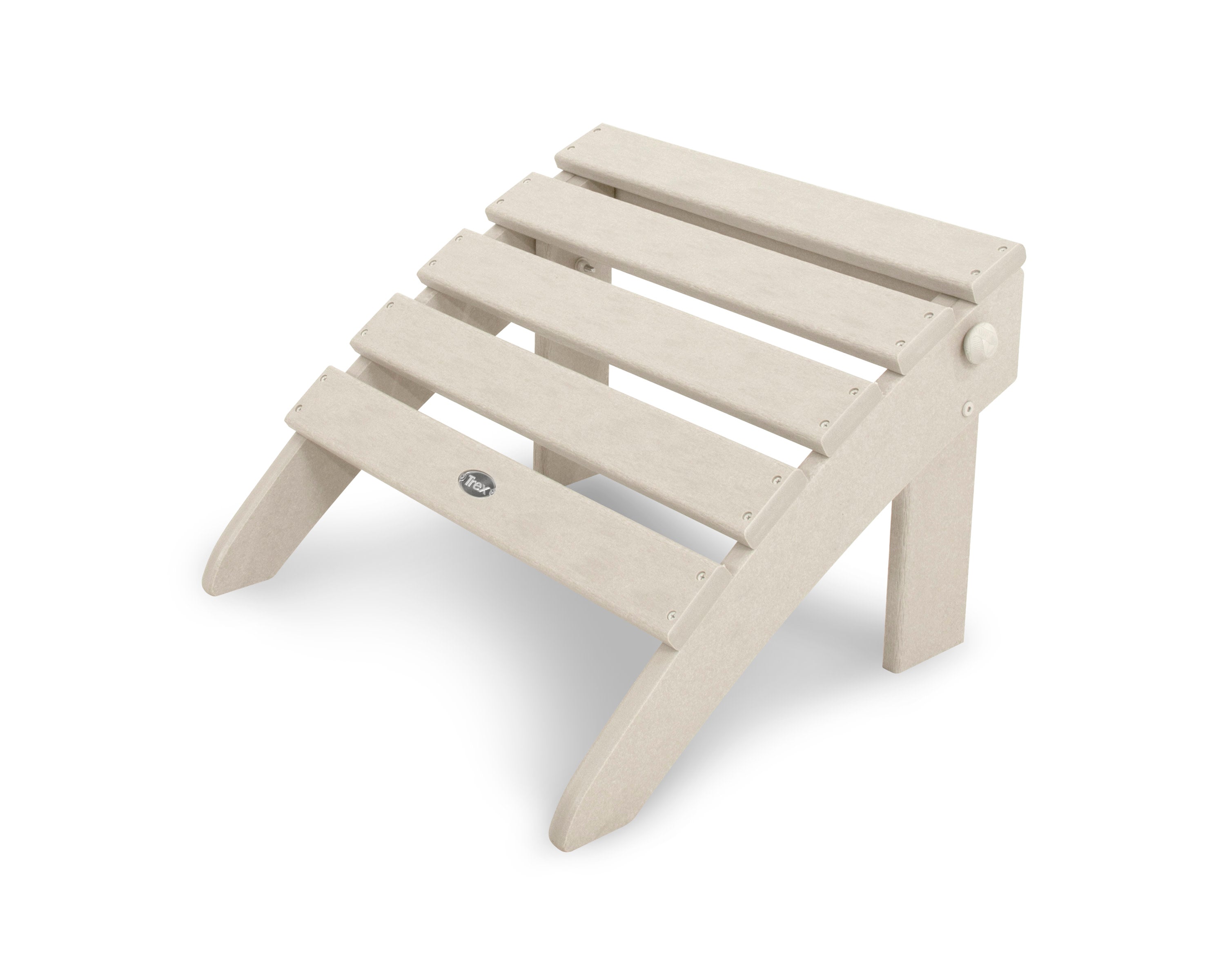 Cape Cod Folding Ottoman in Sand Castle