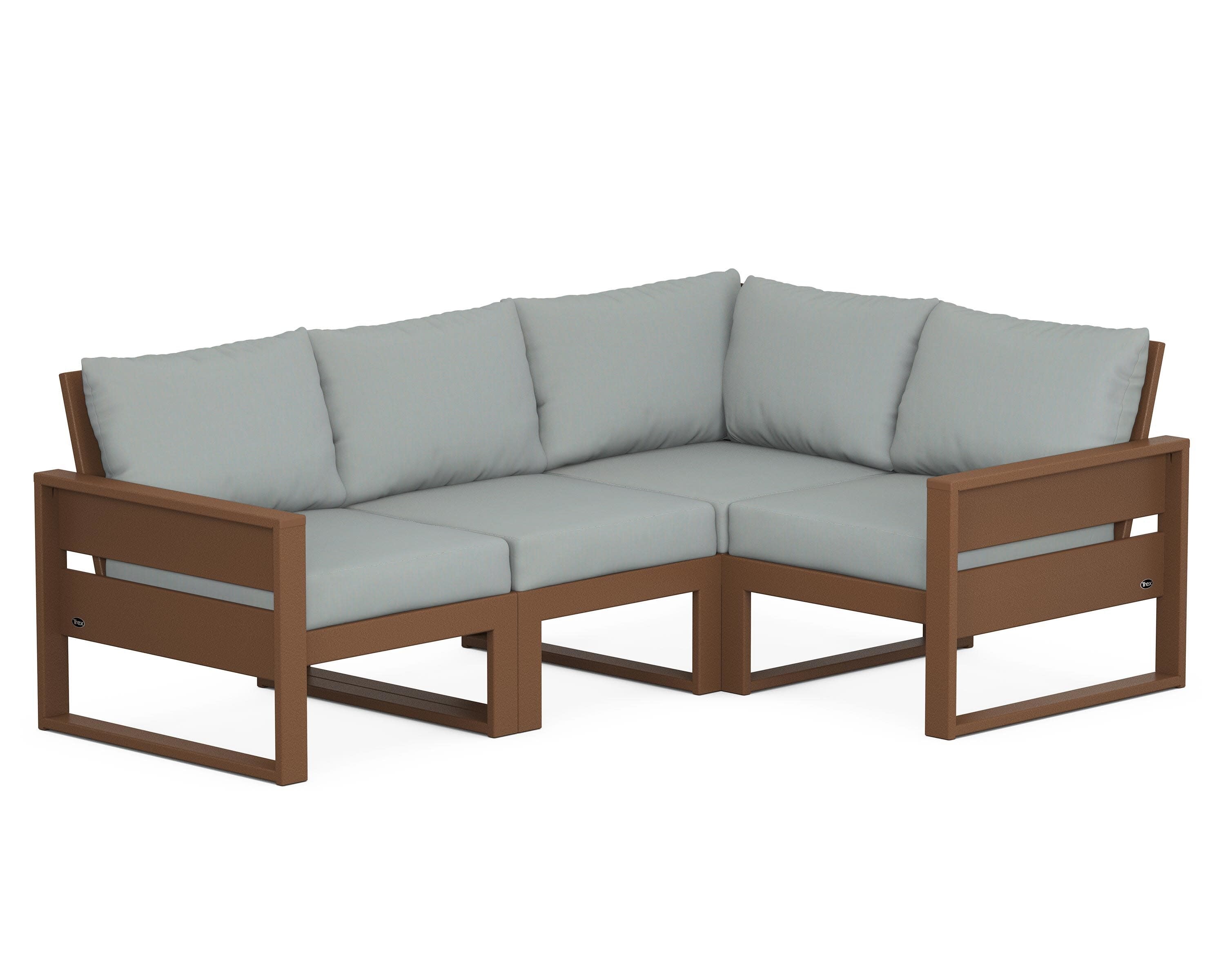 Eastport 4- Piece Sectional in Tree House / Spa