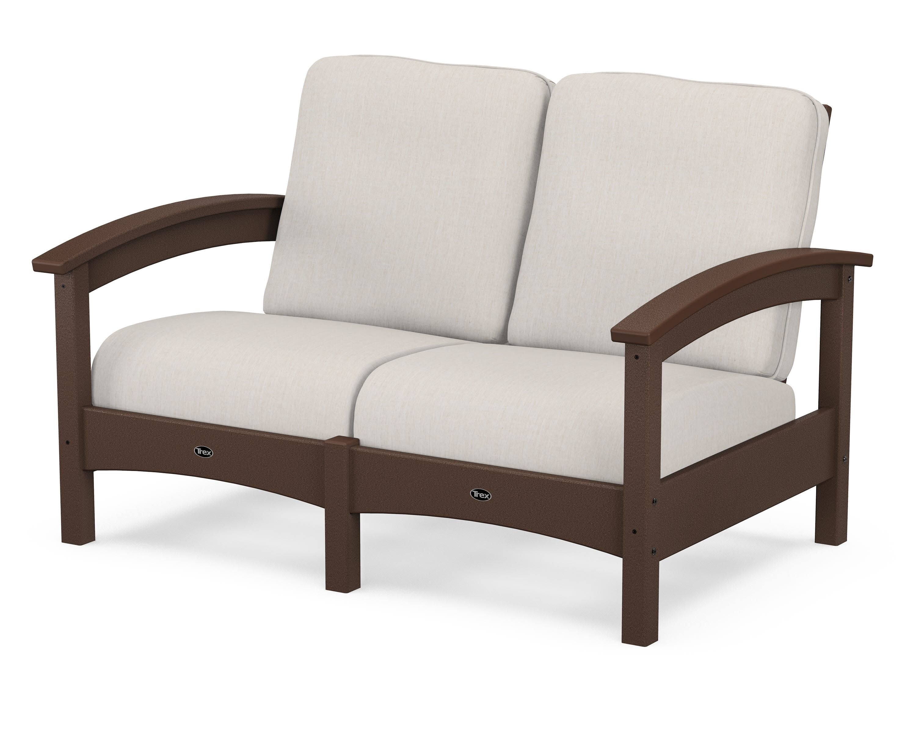 Rockport Club Loveseat in Vintage Lantern / Cast Ash