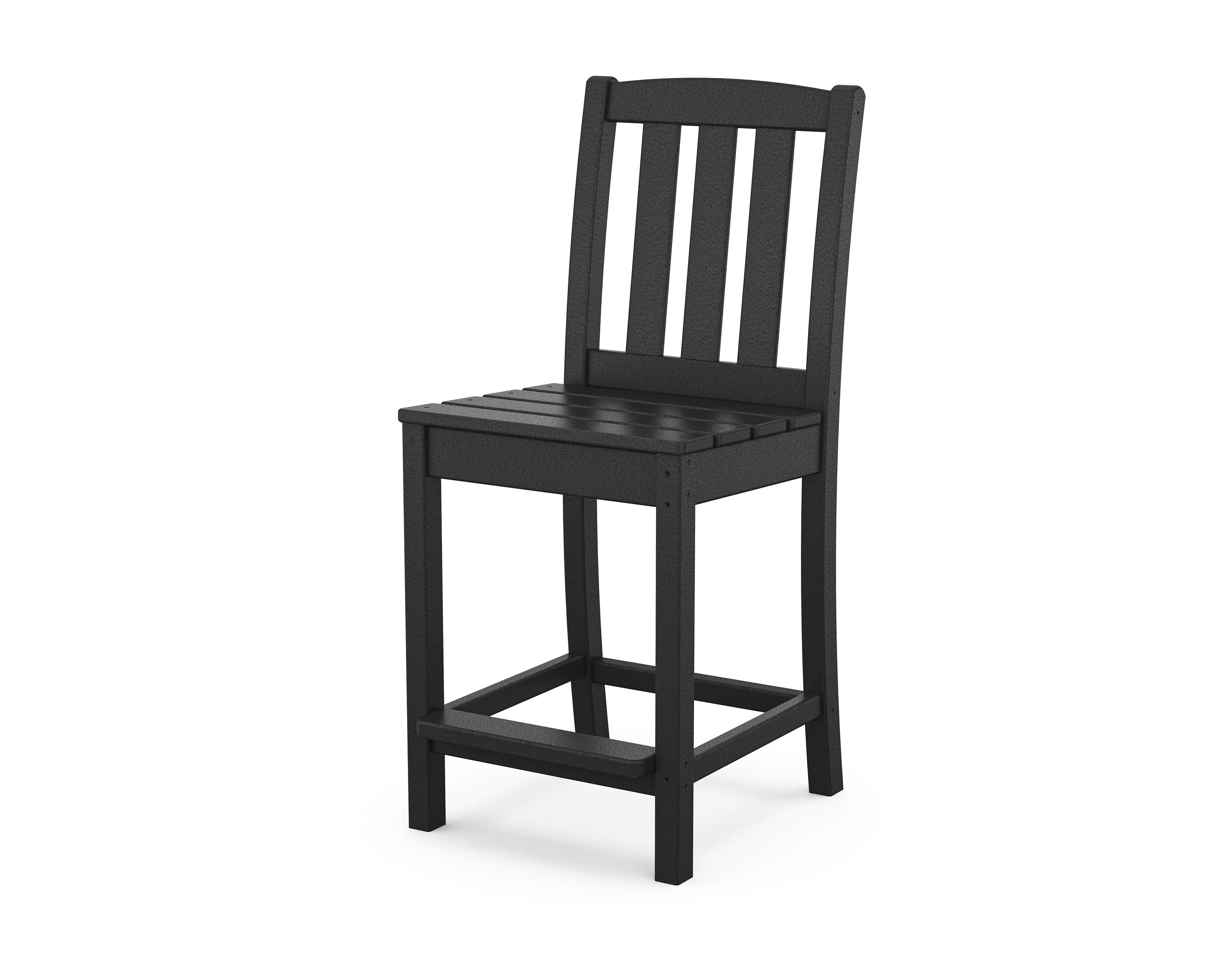 Cape Cod Counter Side Chair in Charcoal Black
