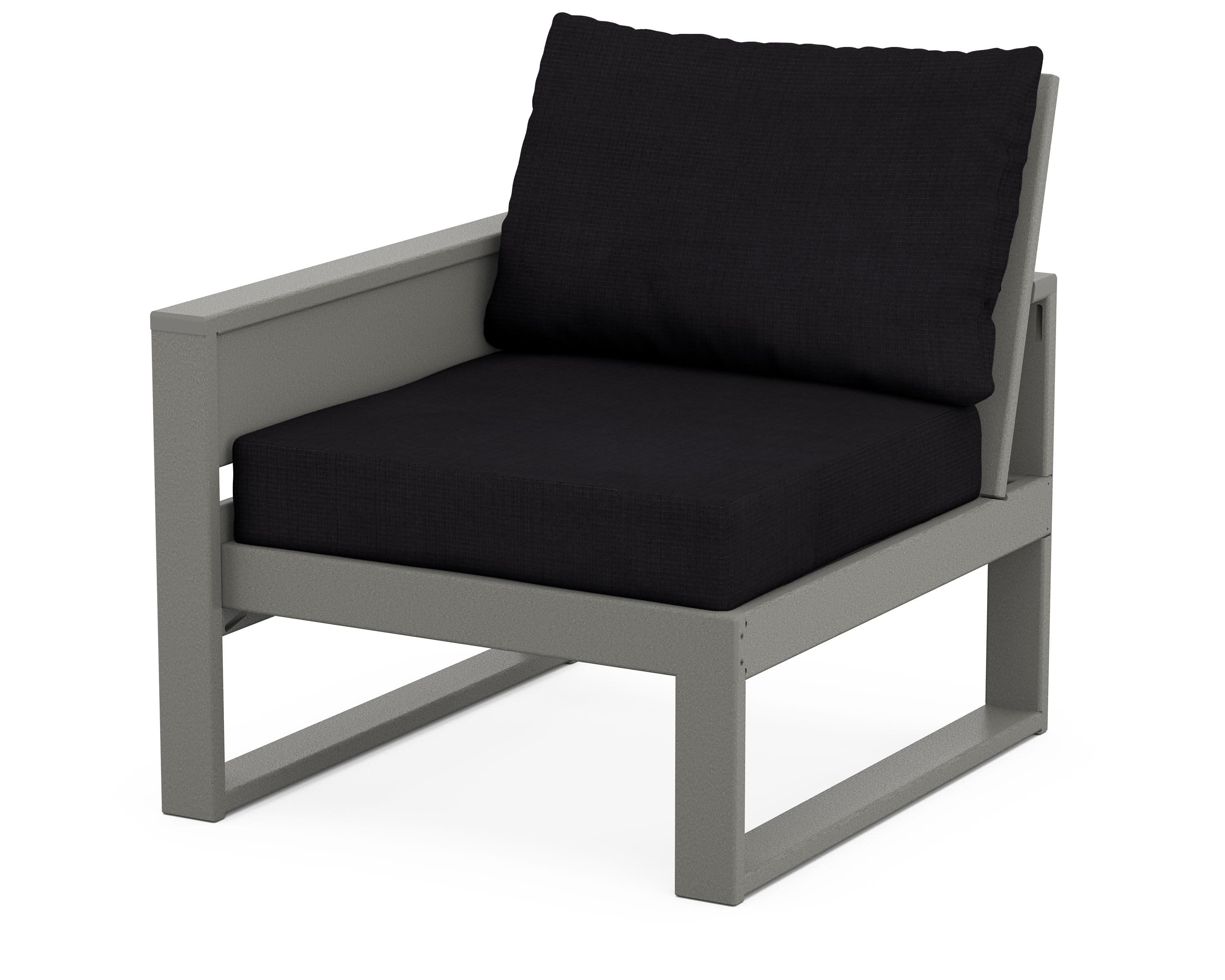 Eastport Modular Left Arm Chair in Stepping Stone / Midnight Linen