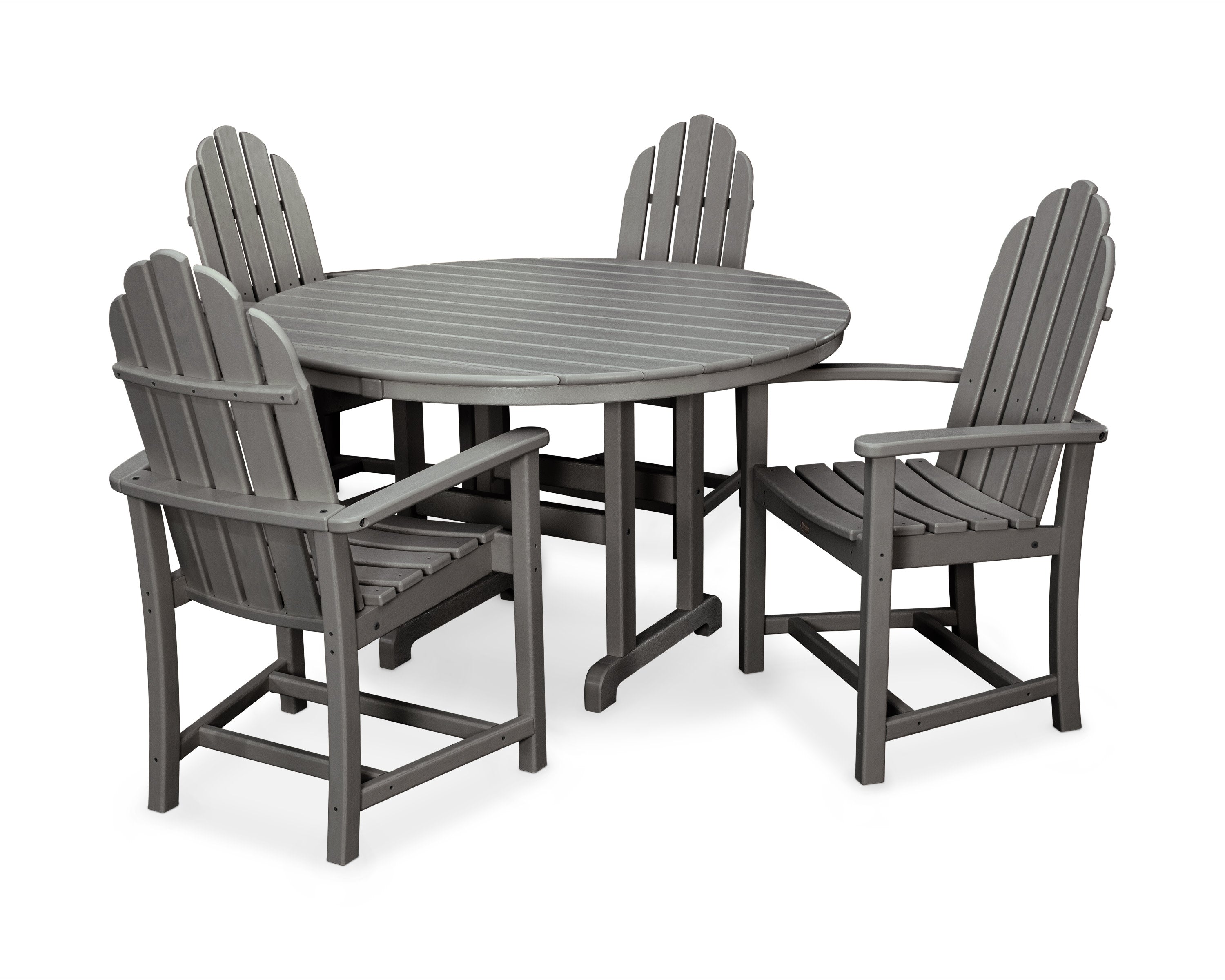 Cape Cod 5-Piece Round Dining Set in Stepping Stone