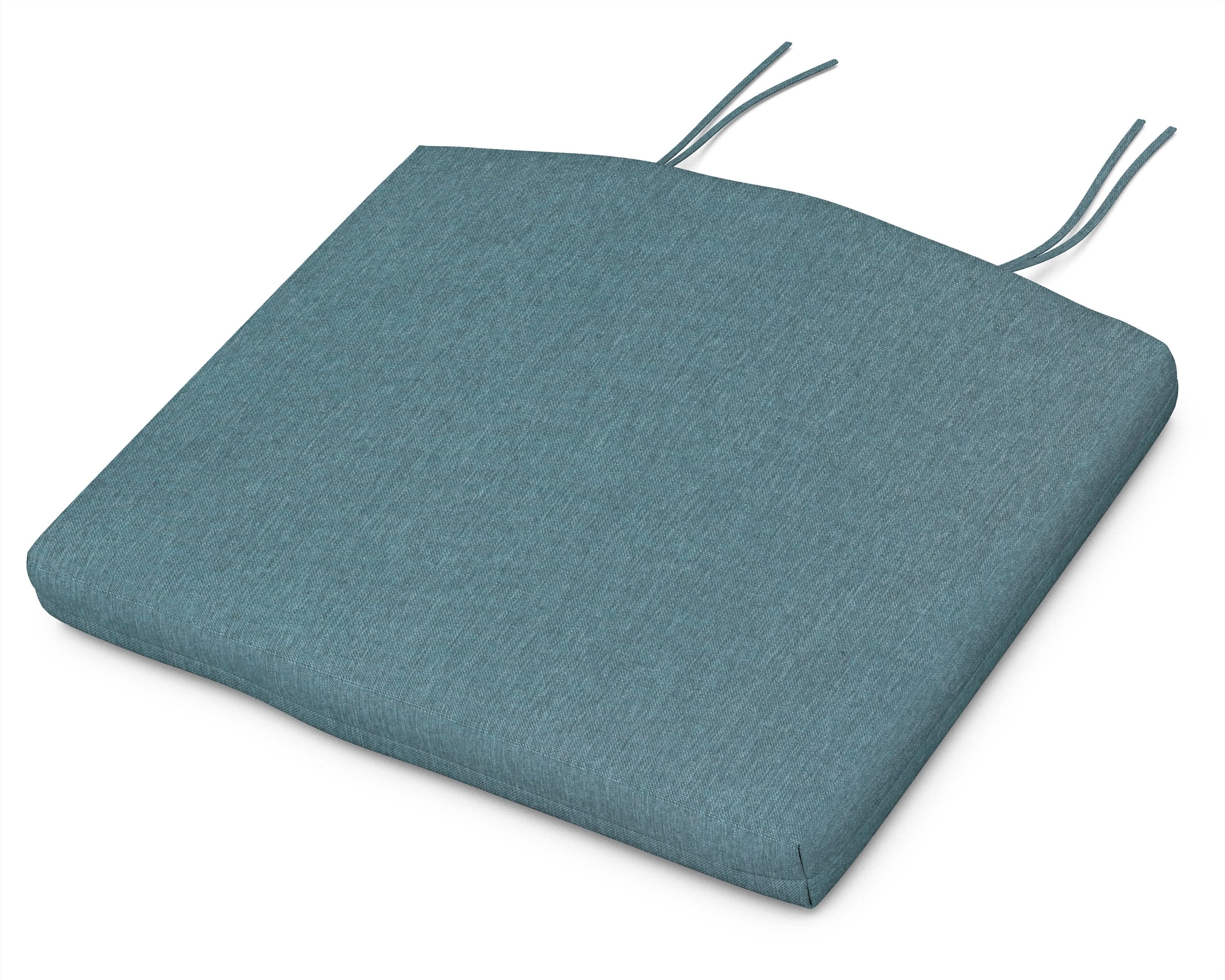 Seat Cushion - 20"W x 18.5"D x 2.5"H in Ocean Teal