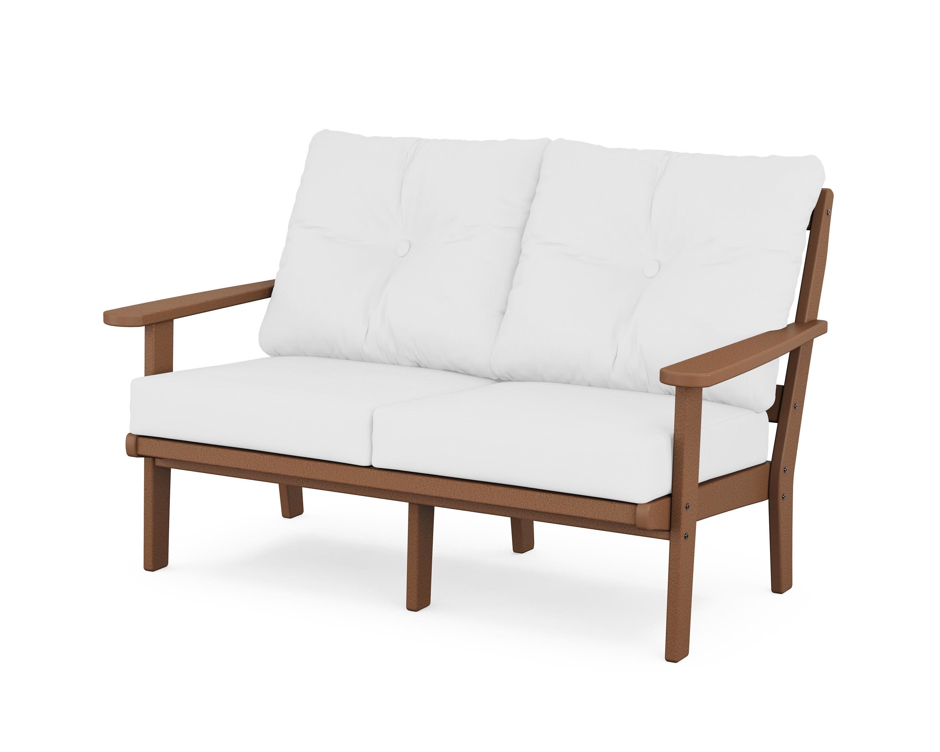Cape Cod Deep Seating Loveseat in Tree House / Natural
