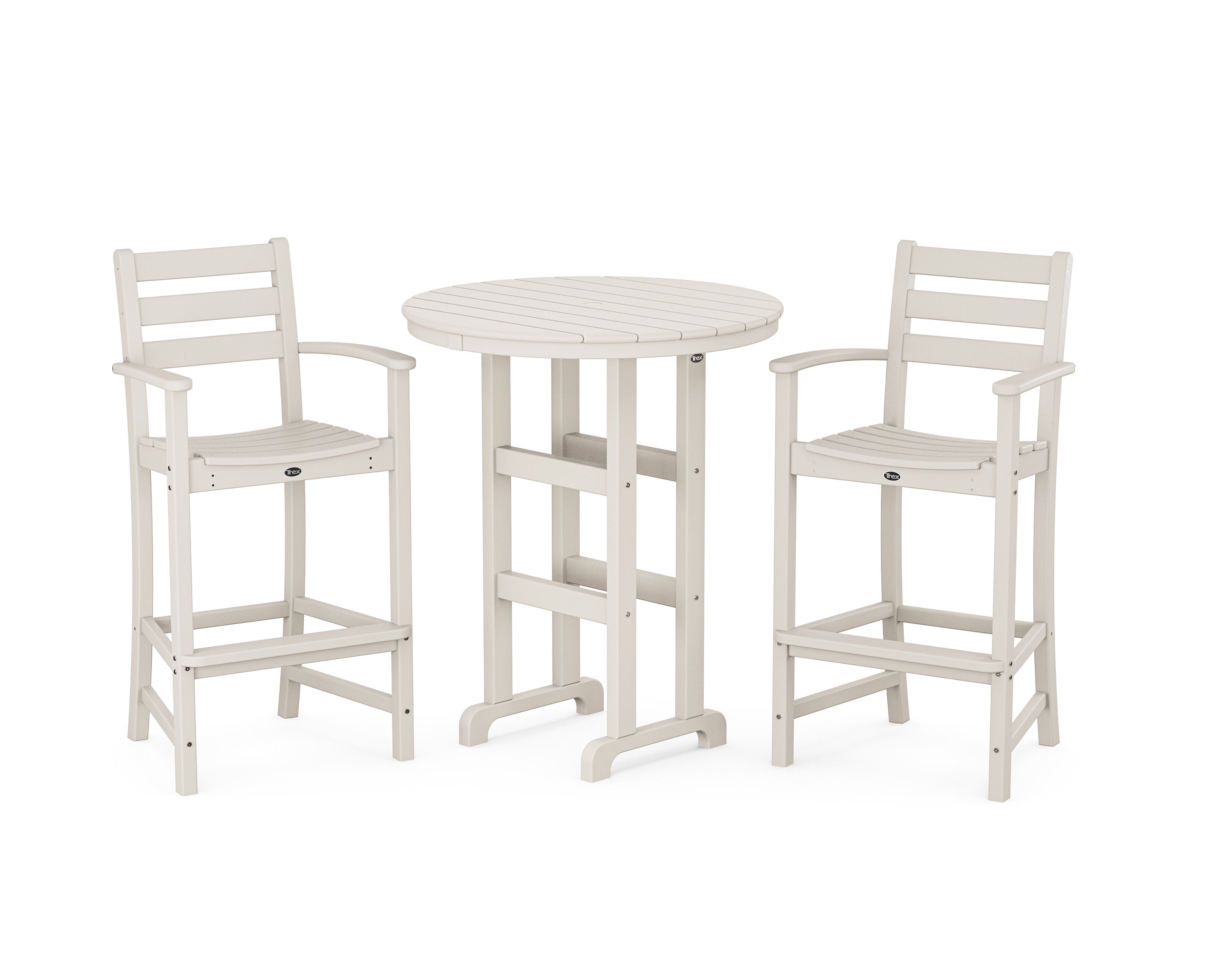 Monterey Bay 3-Piece Round Bar Set in Sand Castle