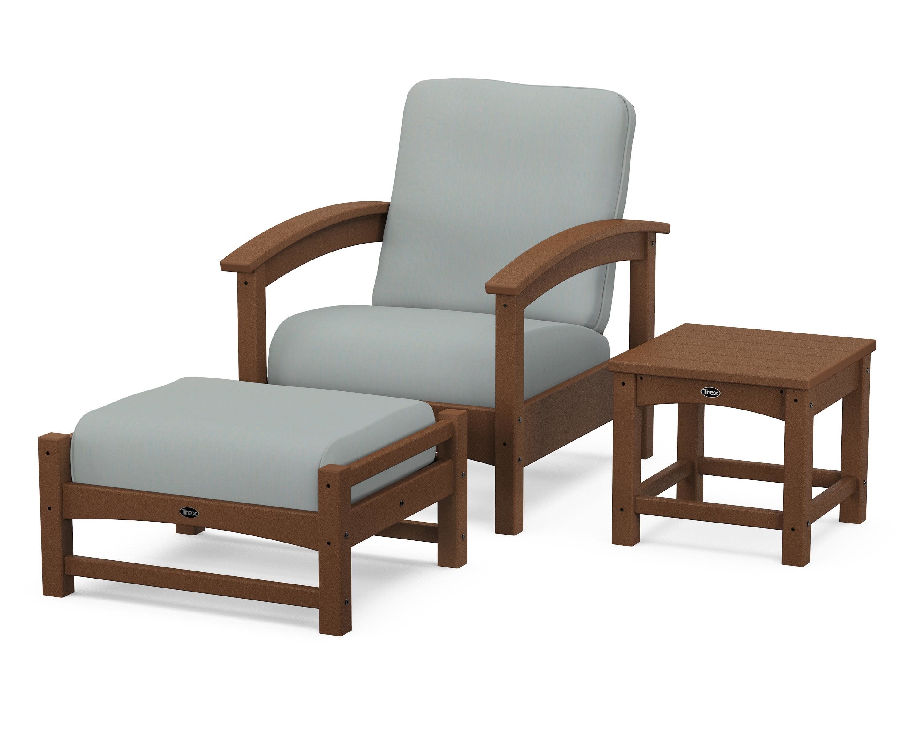Rockport 3-Piece Deep Seating Set in Tree House / Spa