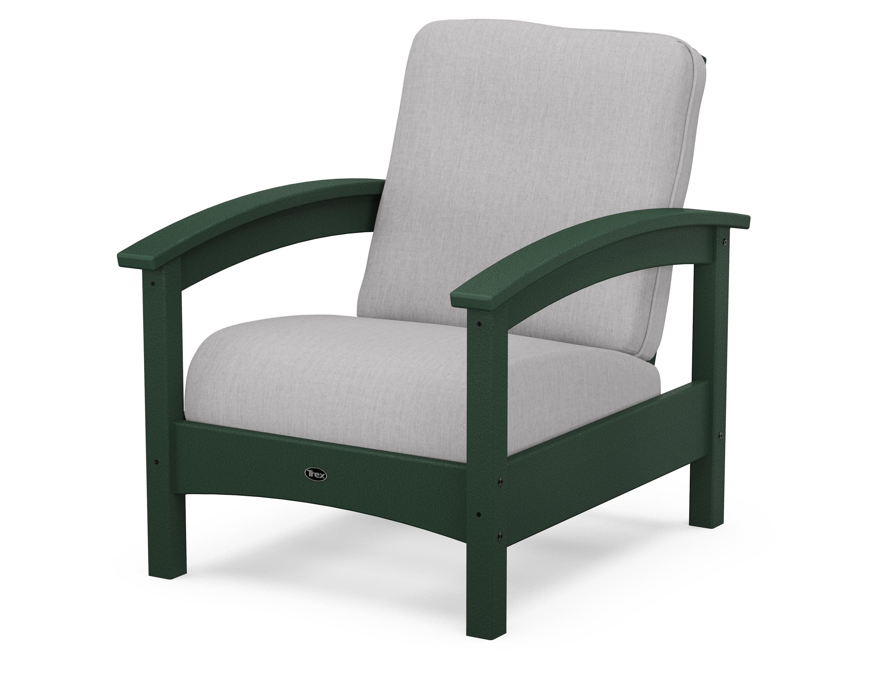 Rockport Club Chair in Rainforest Canopy / Granite