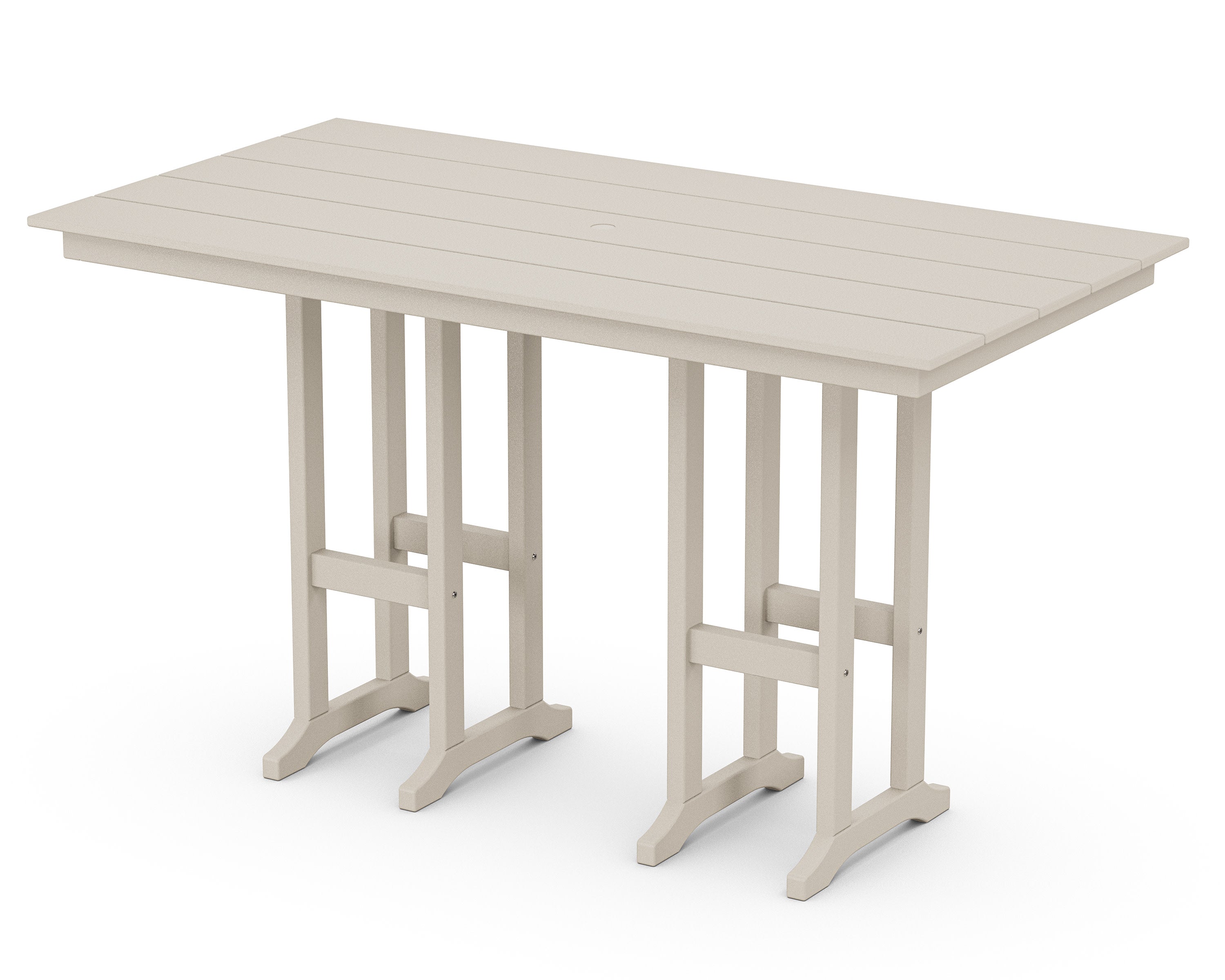 Monterey Bay 37" x 72" Bar Table in Sand Castle