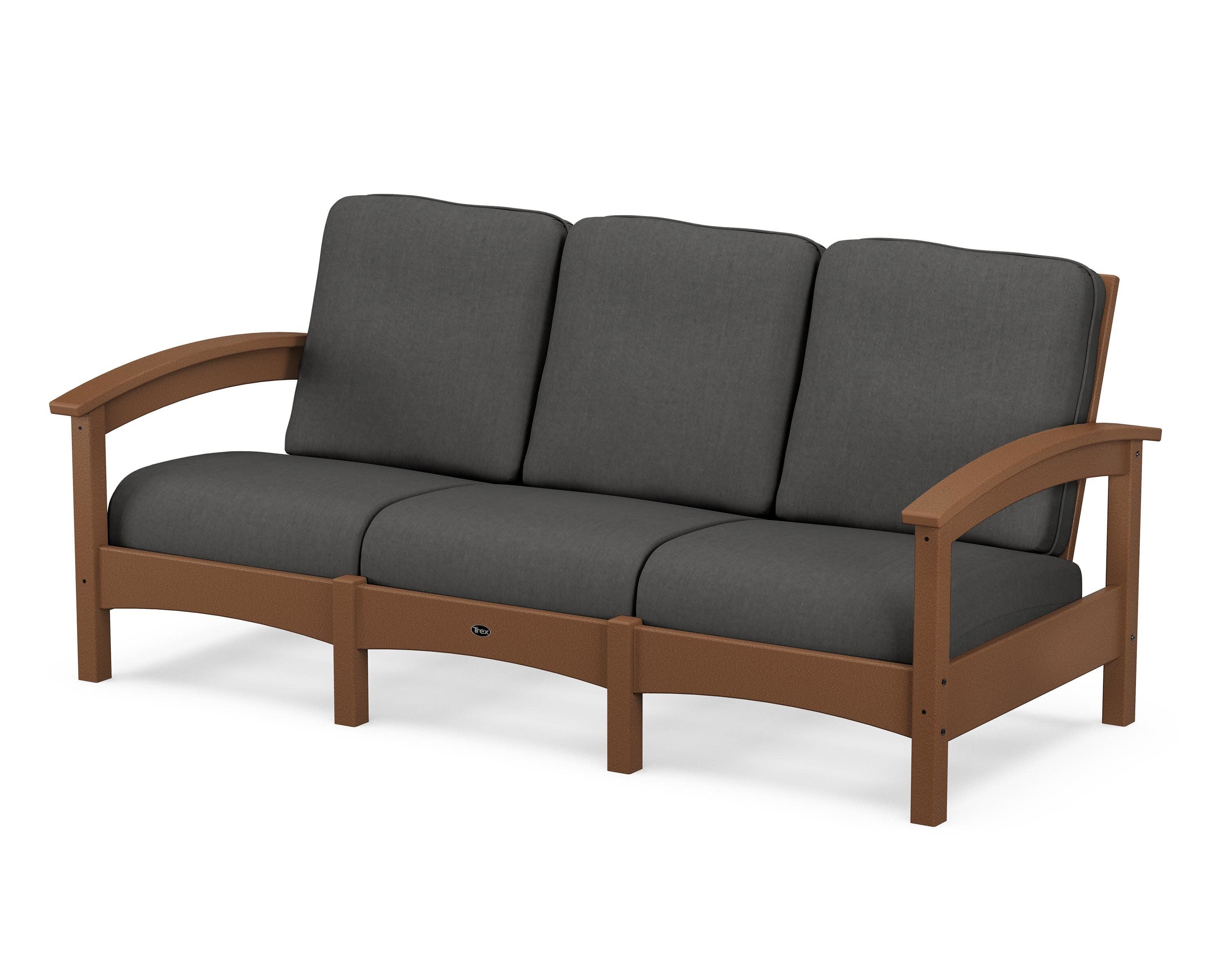 Rockport Club Sofa in Tree House / Spectrum Carbon