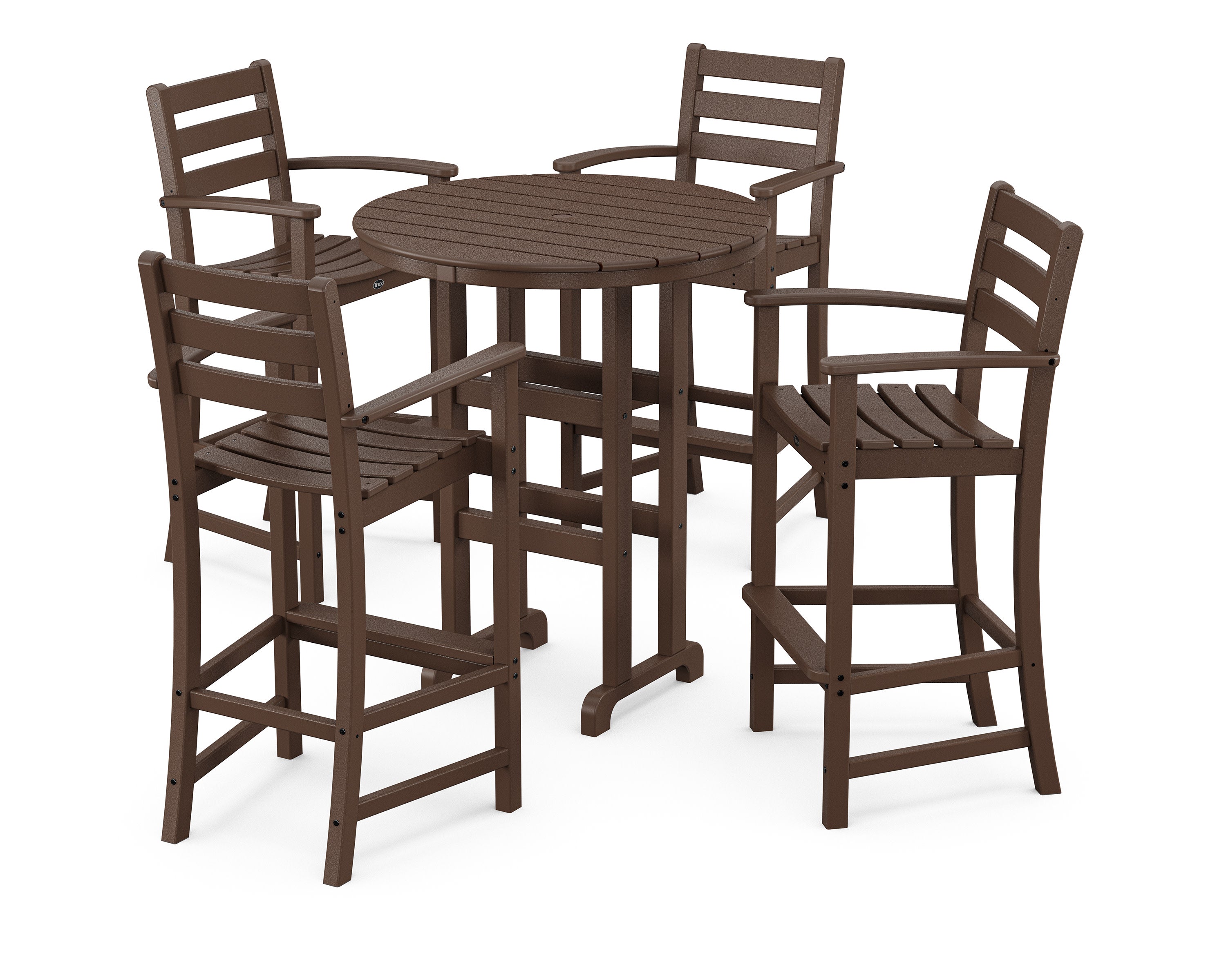 Monterey Bay 5-Piece Round Bar Set in Vintage Lantern