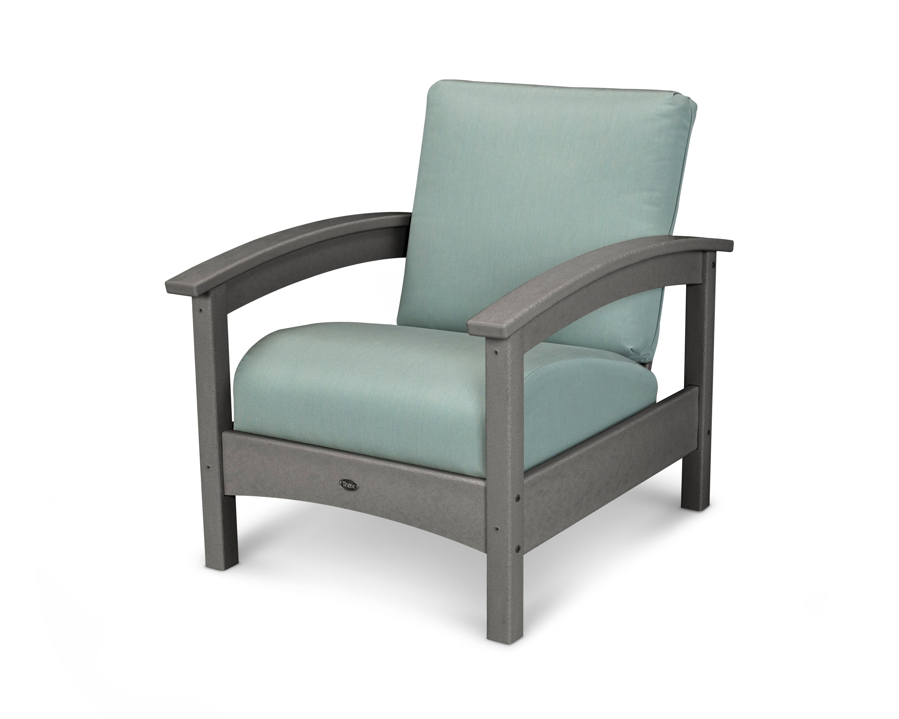 Rockport Club Chair in Stepping Stone / Spa