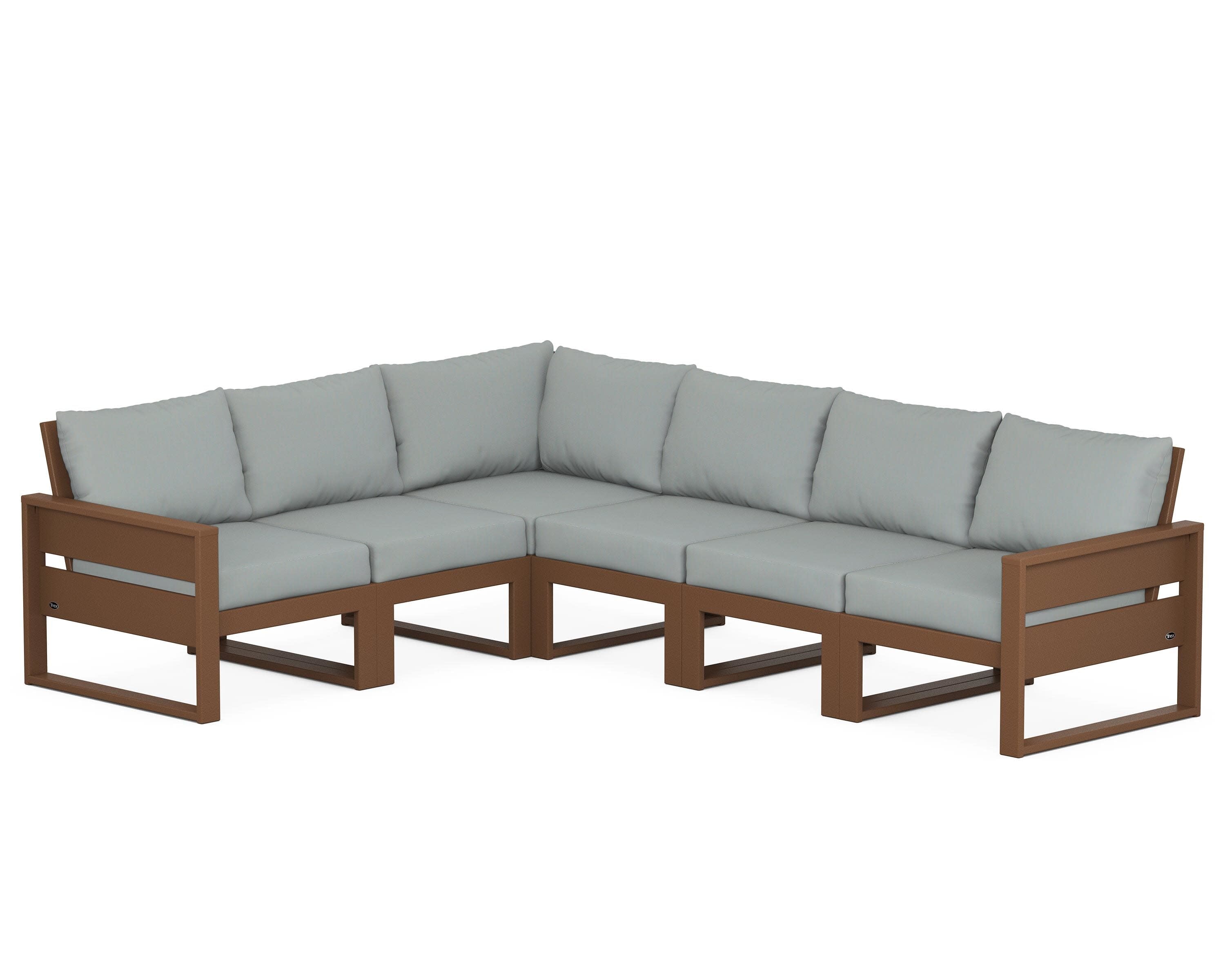 Eastport 6-Piece Sectional in Tree House / Spa
