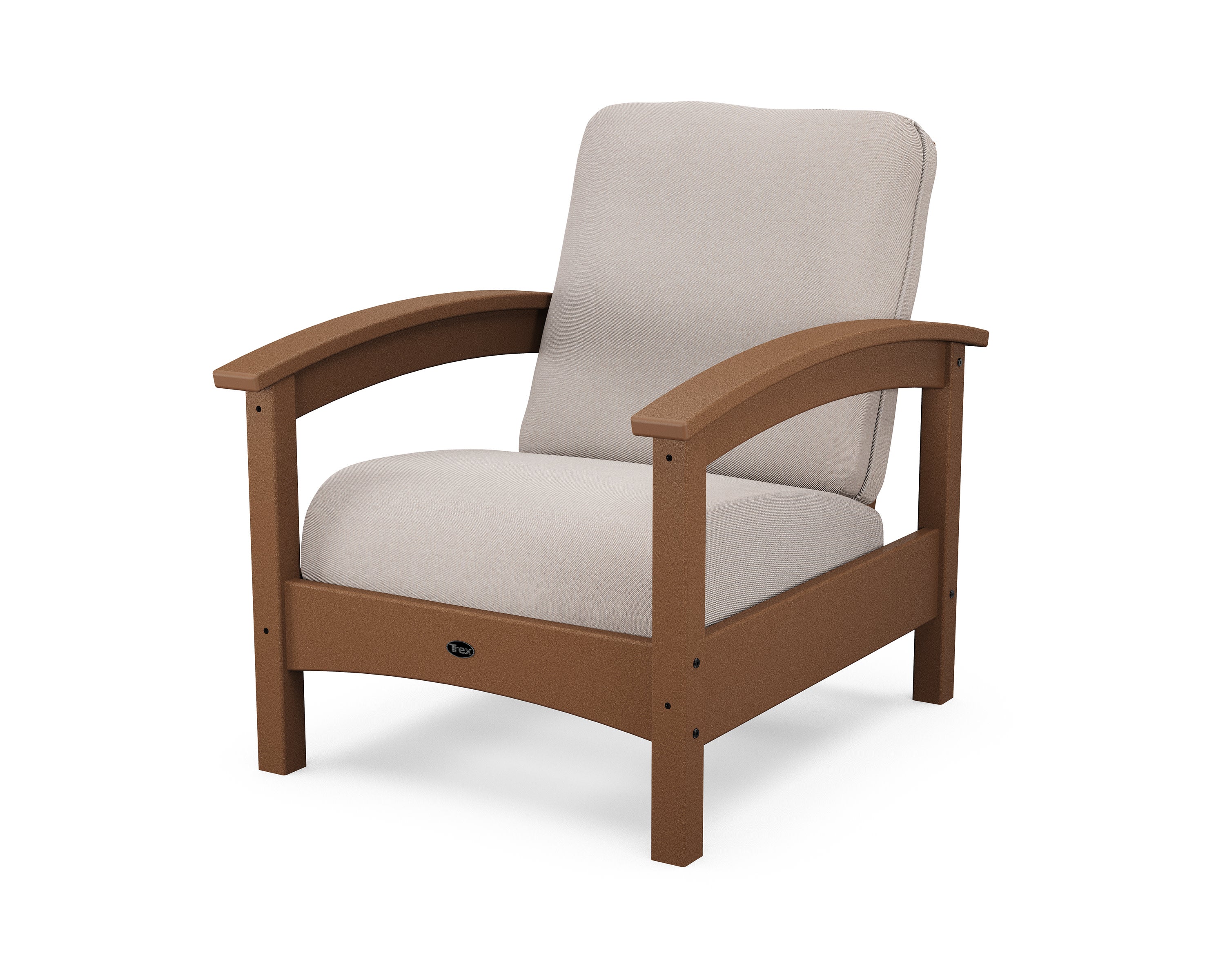 Rockport Club Chair in Tree House / Dune Burlap