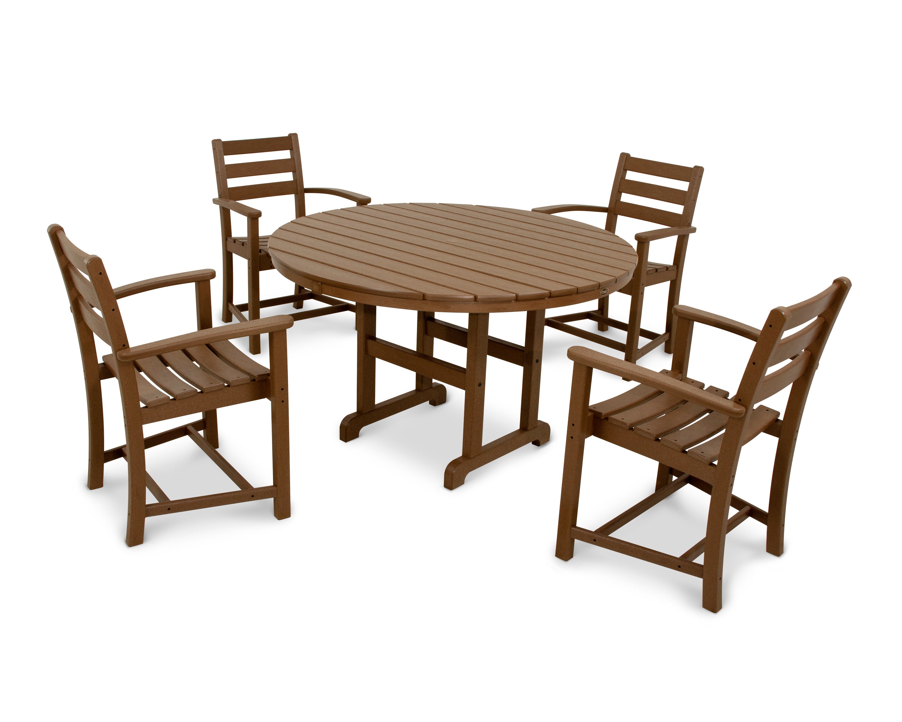 Monterey Bay 5-Piece Round Dining Set in Tree House
