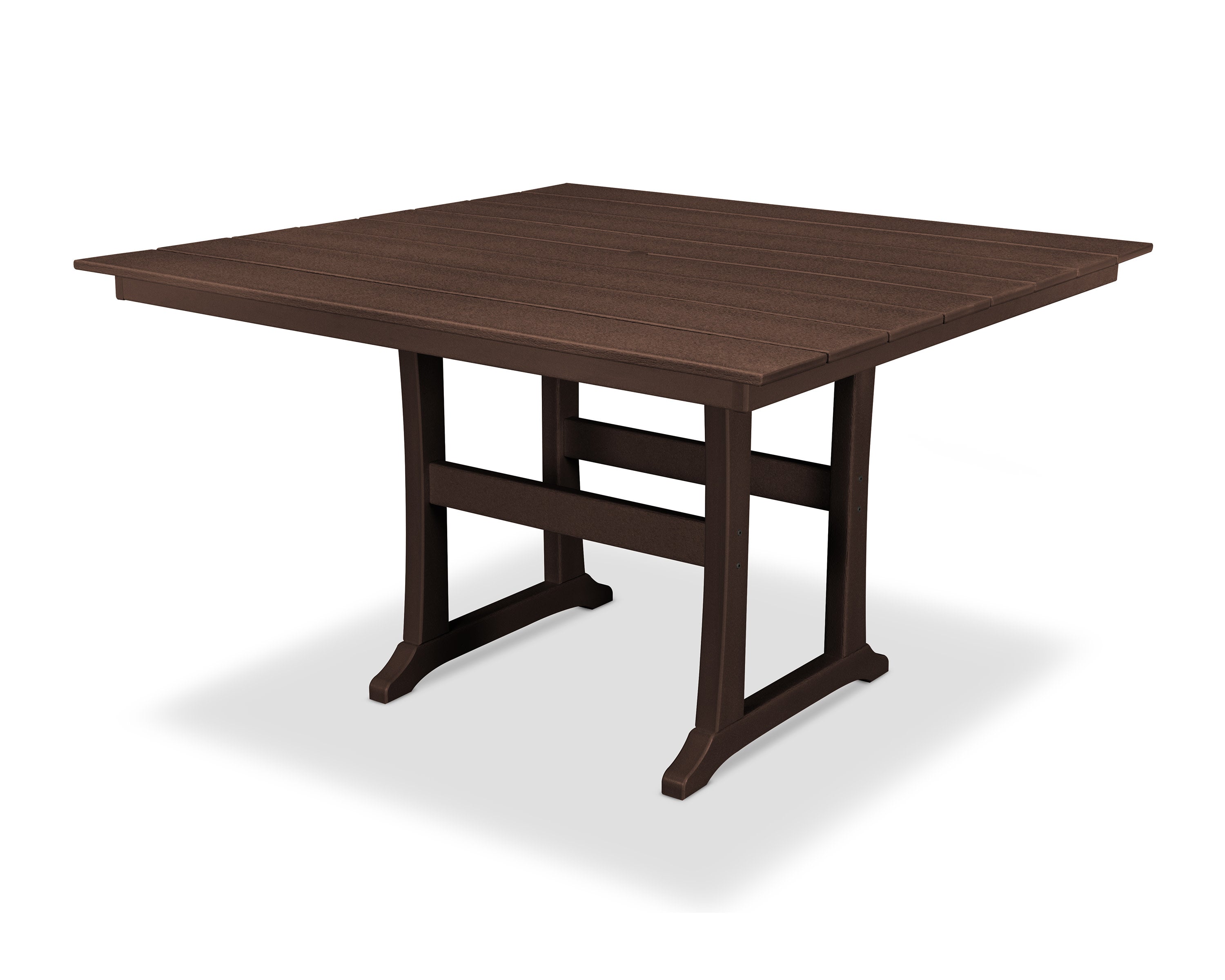 Farmhouse Trestle 59" Counter Table in Vintage Lantern