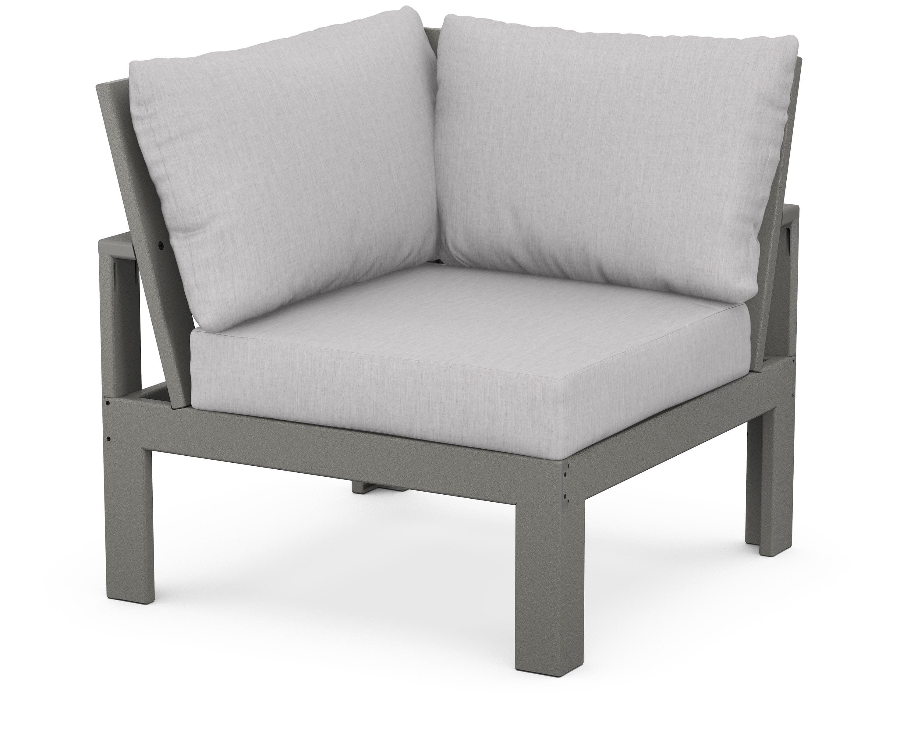 Modular Corner Chair in Slate Grey / Granite