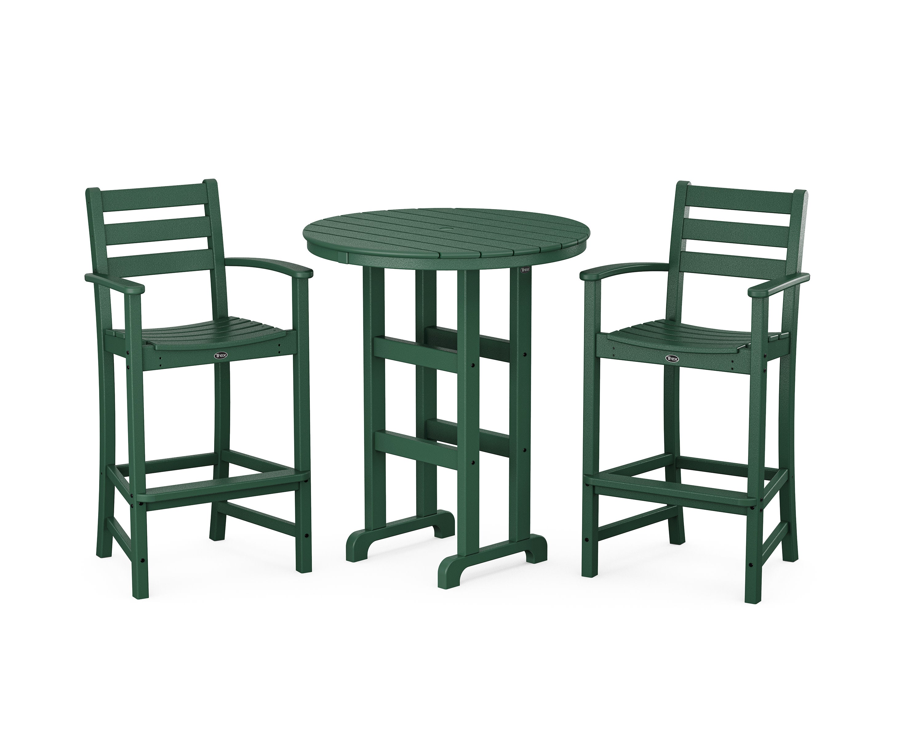 Monterey Bay 3-Piece Round Bar Set in Rainforest Canopy