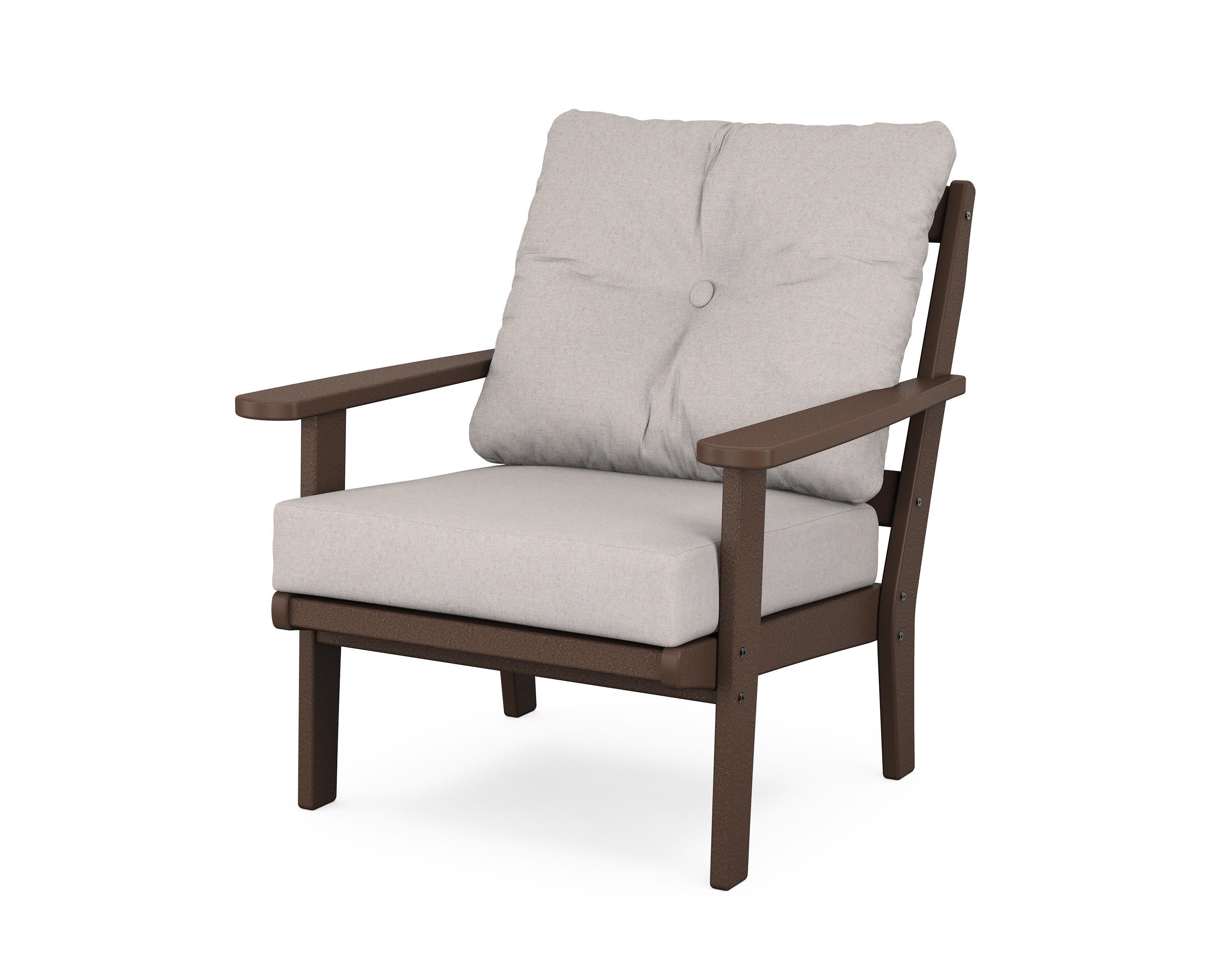 Cape Cod Deep Seating Chair in Vintage Lantern / Dune Burlap