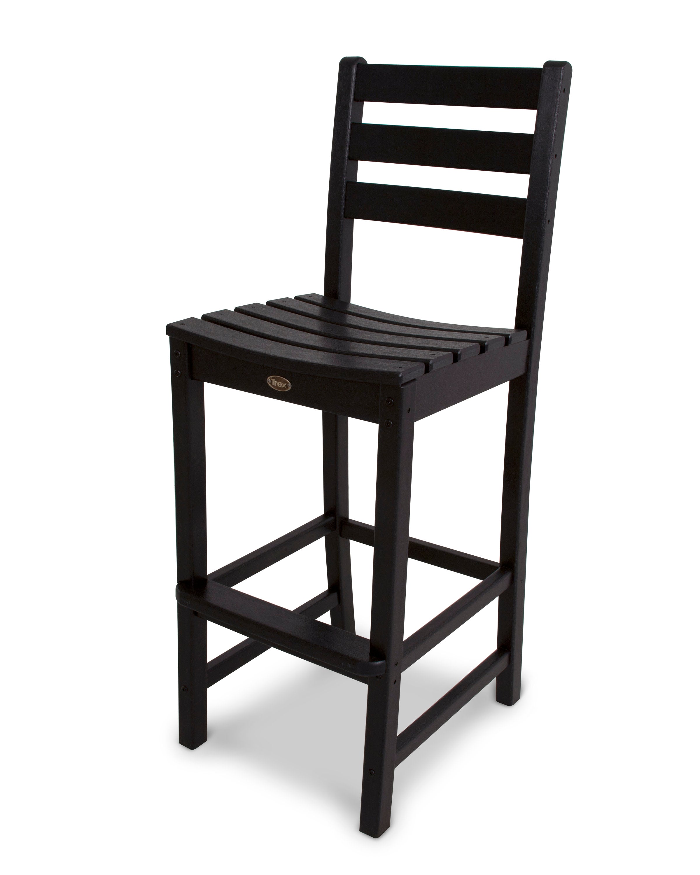 Monterey Bay Bar Side Chair in Charcoal Black