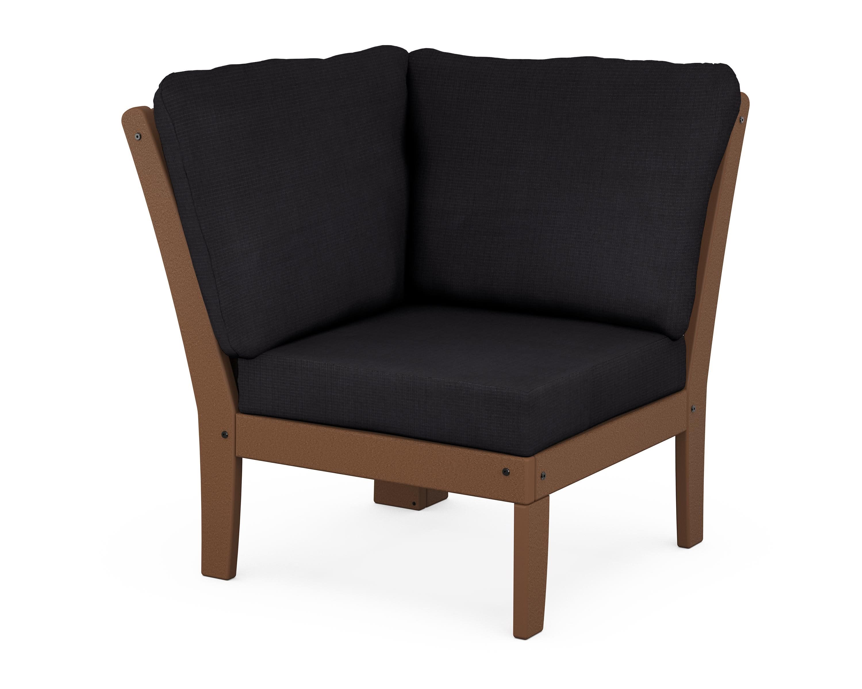 Yacht Club Modular Corner Chair in Tree House / Midnight Linen