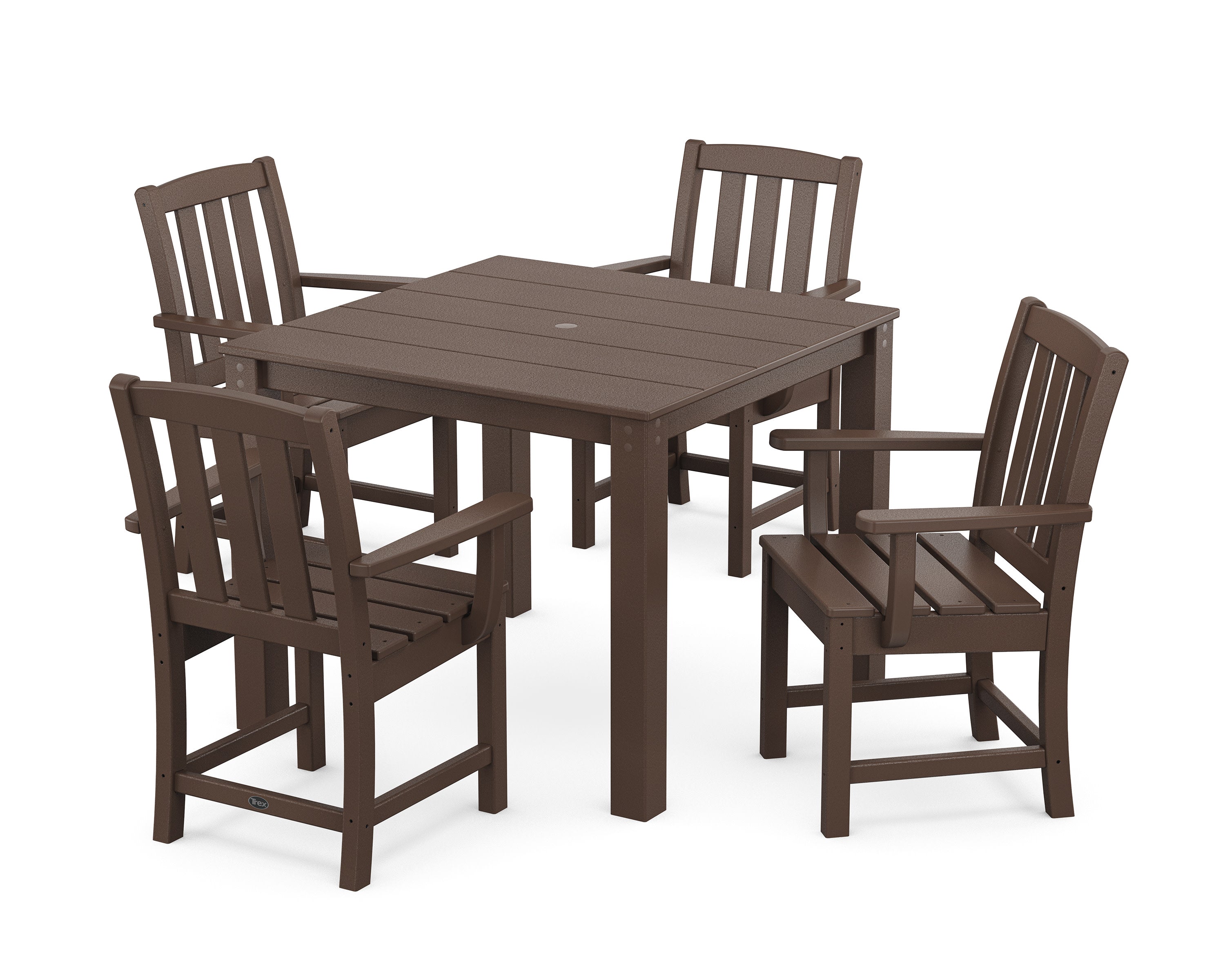 Cape Cod 5-Piece Parsons Dining Set in Vintage Lantern