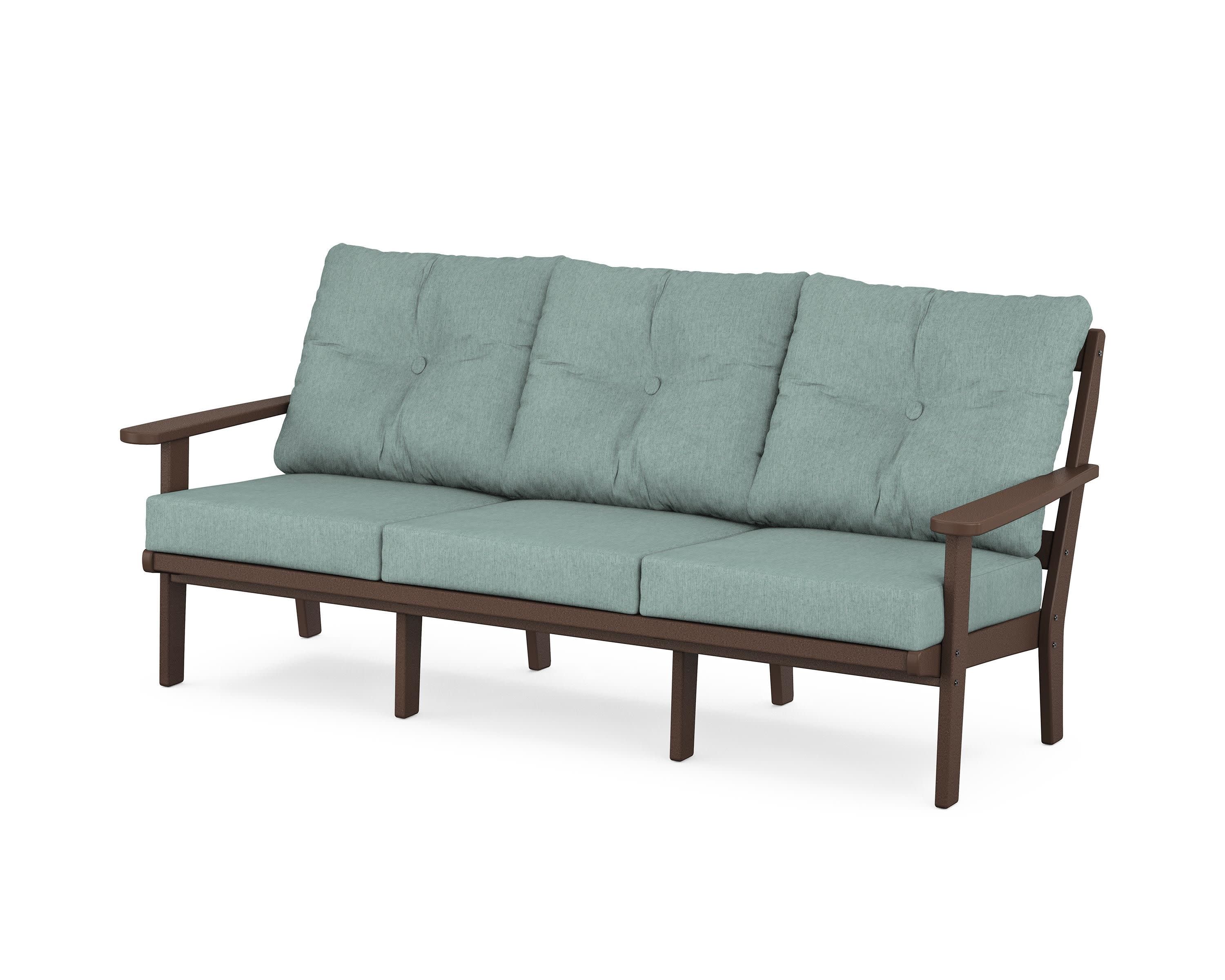 Cape Cod Deep Seating Sofa in Vintage Lantern / Glacier Spa
