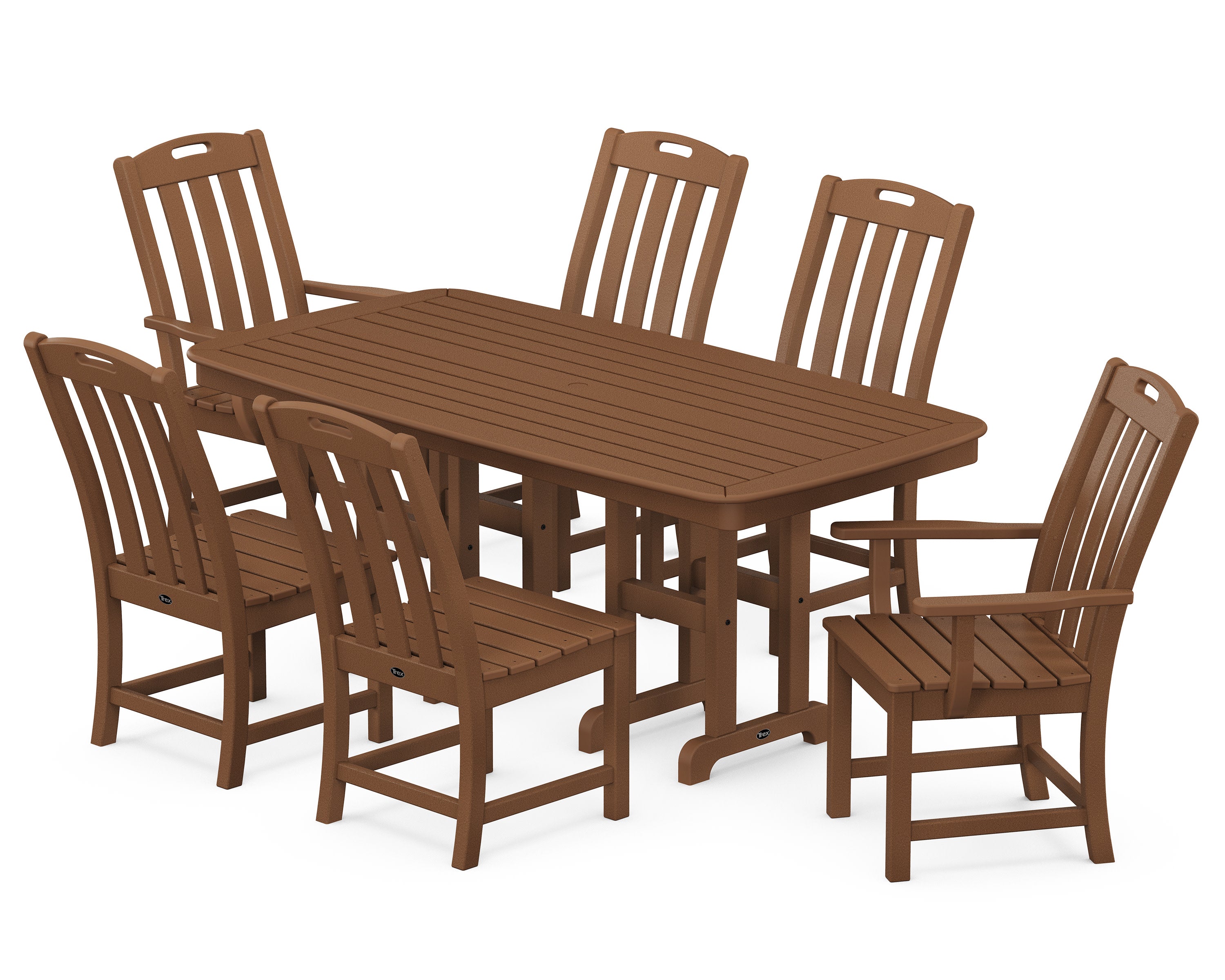 Yacht Club 7-Piece Dining Set in Tree House