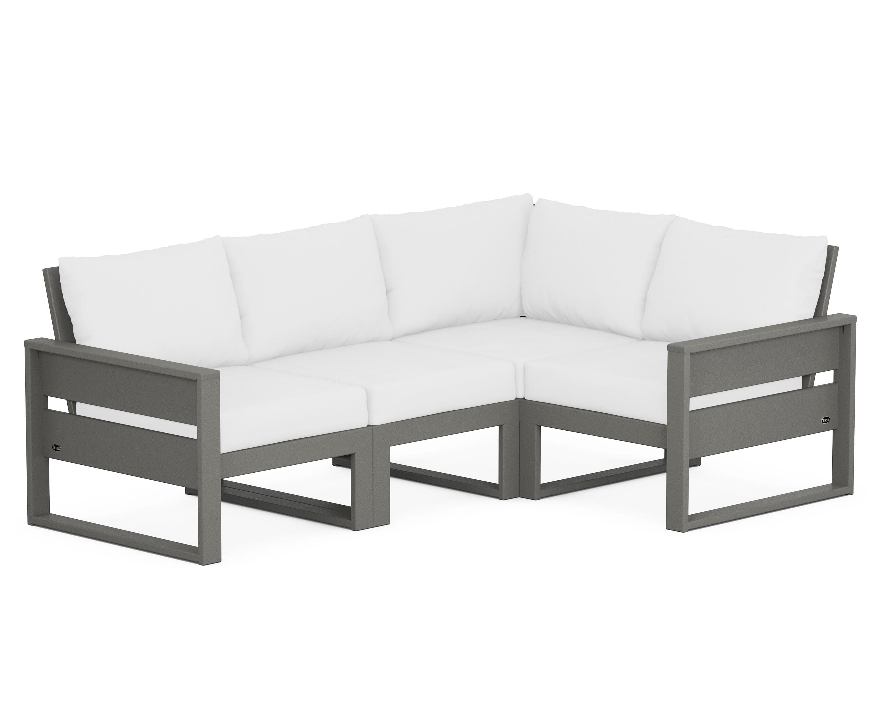 Eastport 4- Piece Sectional in Stepping Stone / Natural
