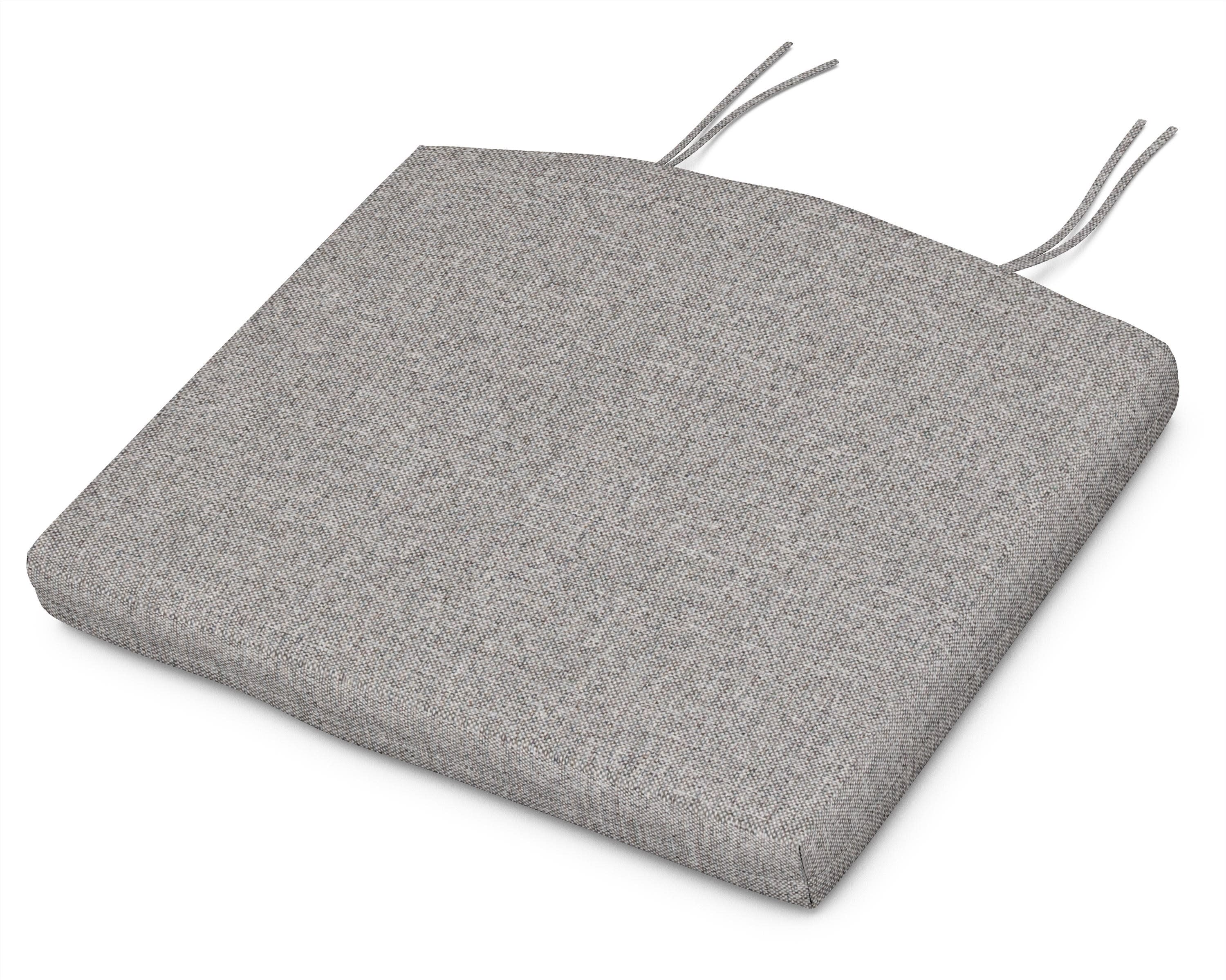Seat Cushion - 18"D x 22"W x 2.5"H in Grey Mist