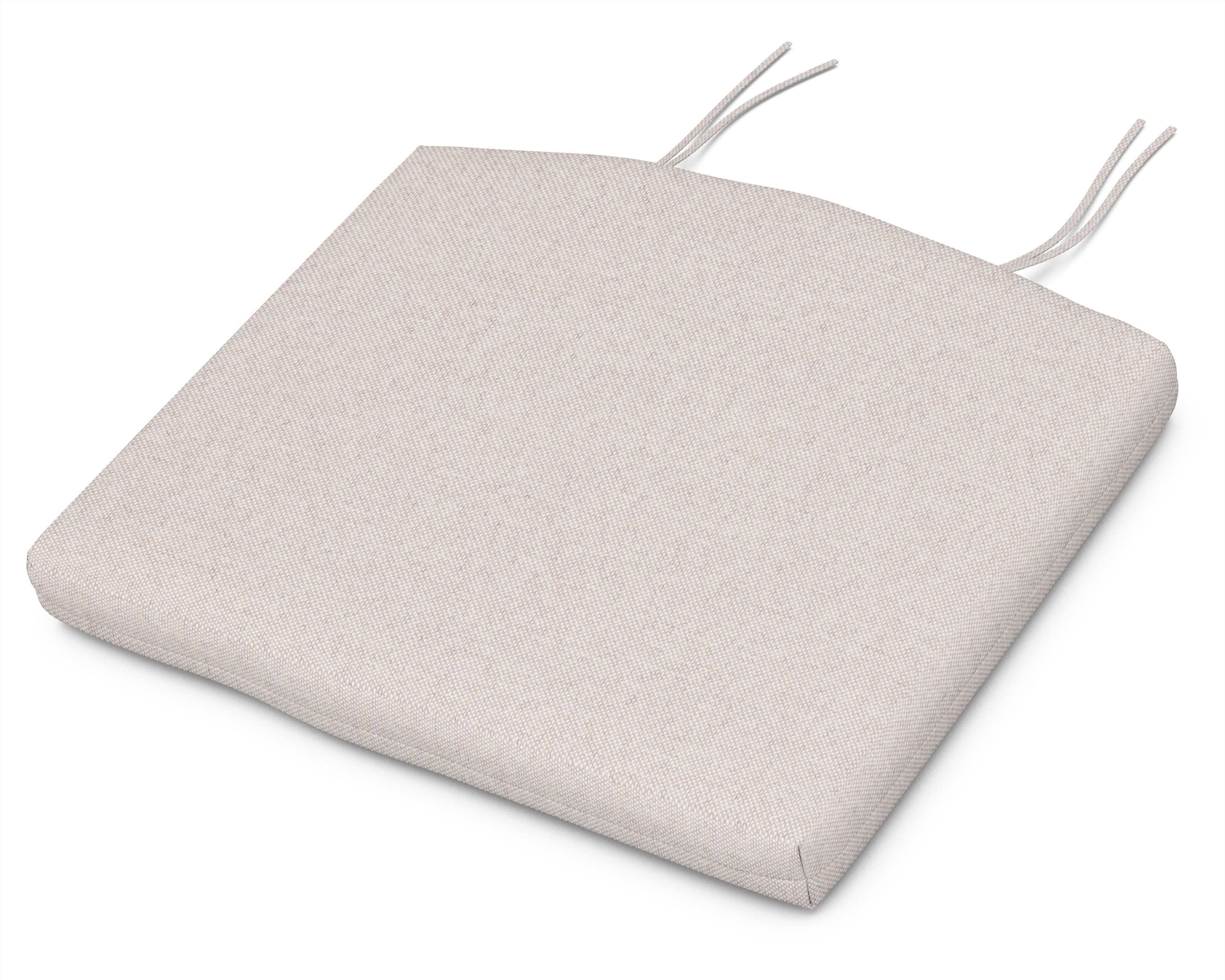 Seat Cushion - 20"W x 18.5"D x 2.5"H in Dune Burlap