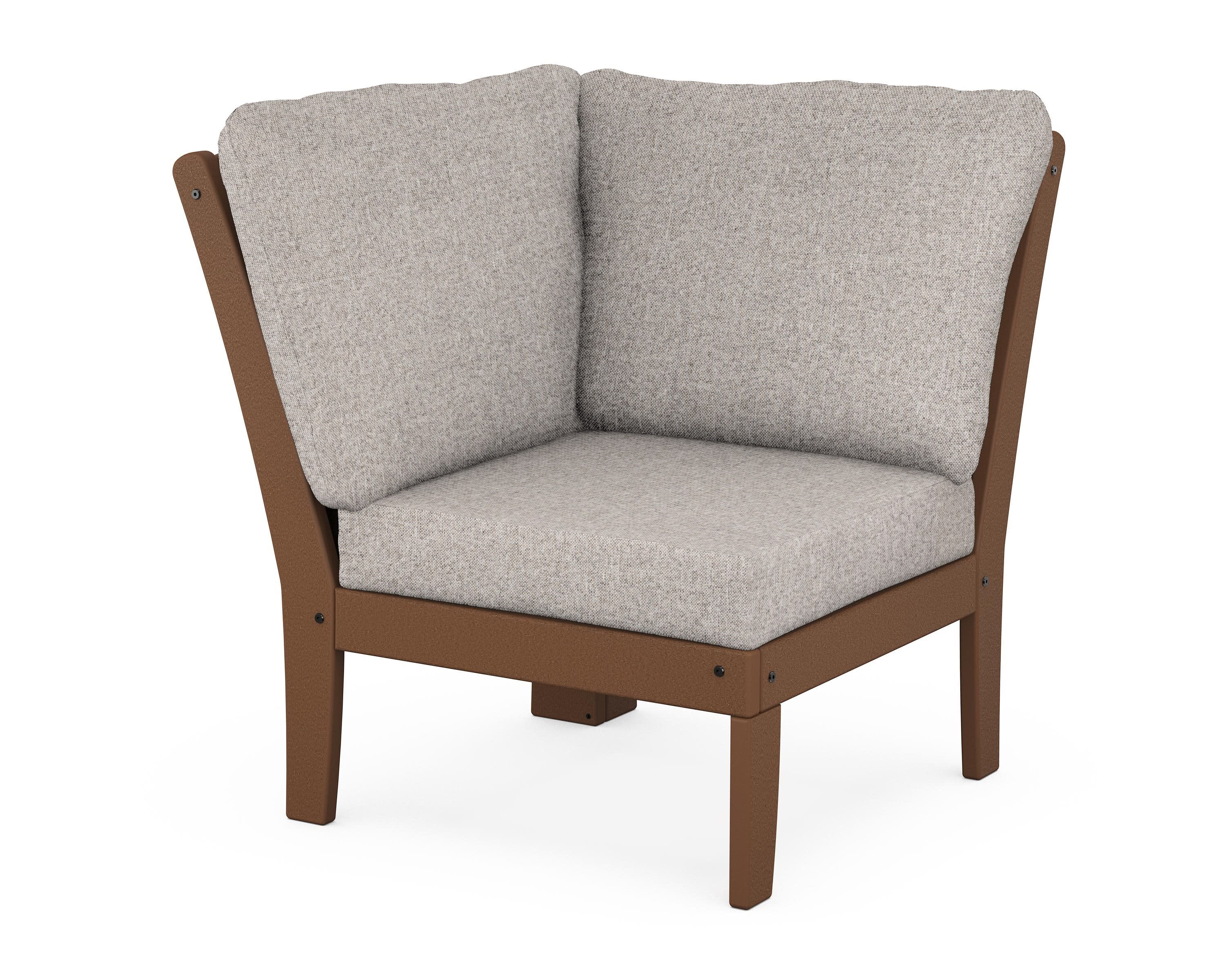 Yacht Club Modular Corner Chair in Tree House / Weathered Tweed