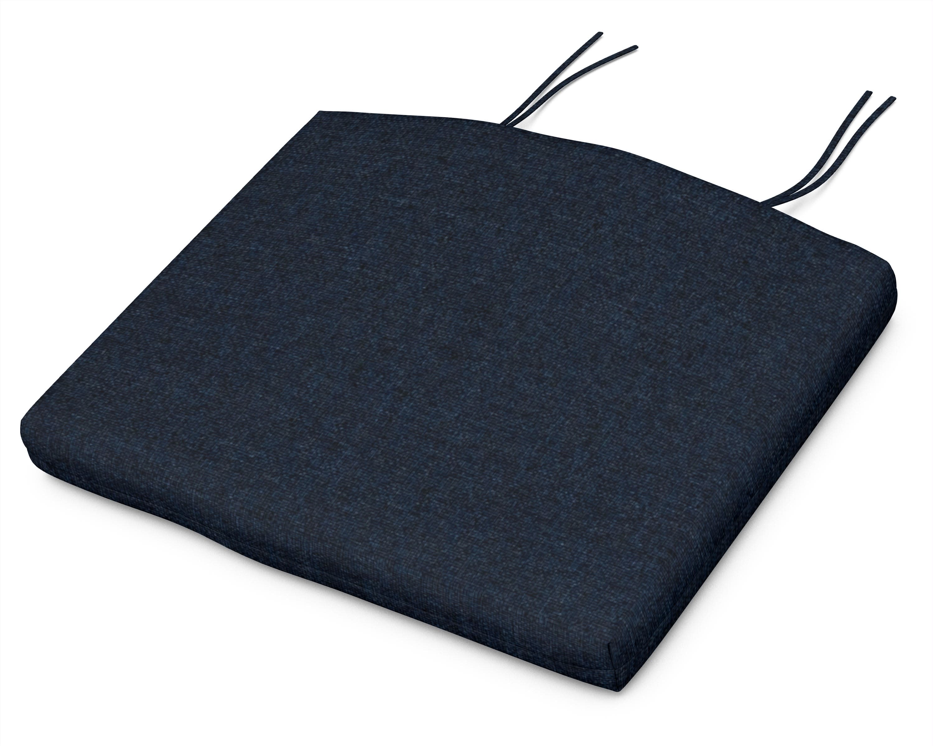 Seat Cushion - 20"W x 18.5"D x 2.5"H in Marine Indigo