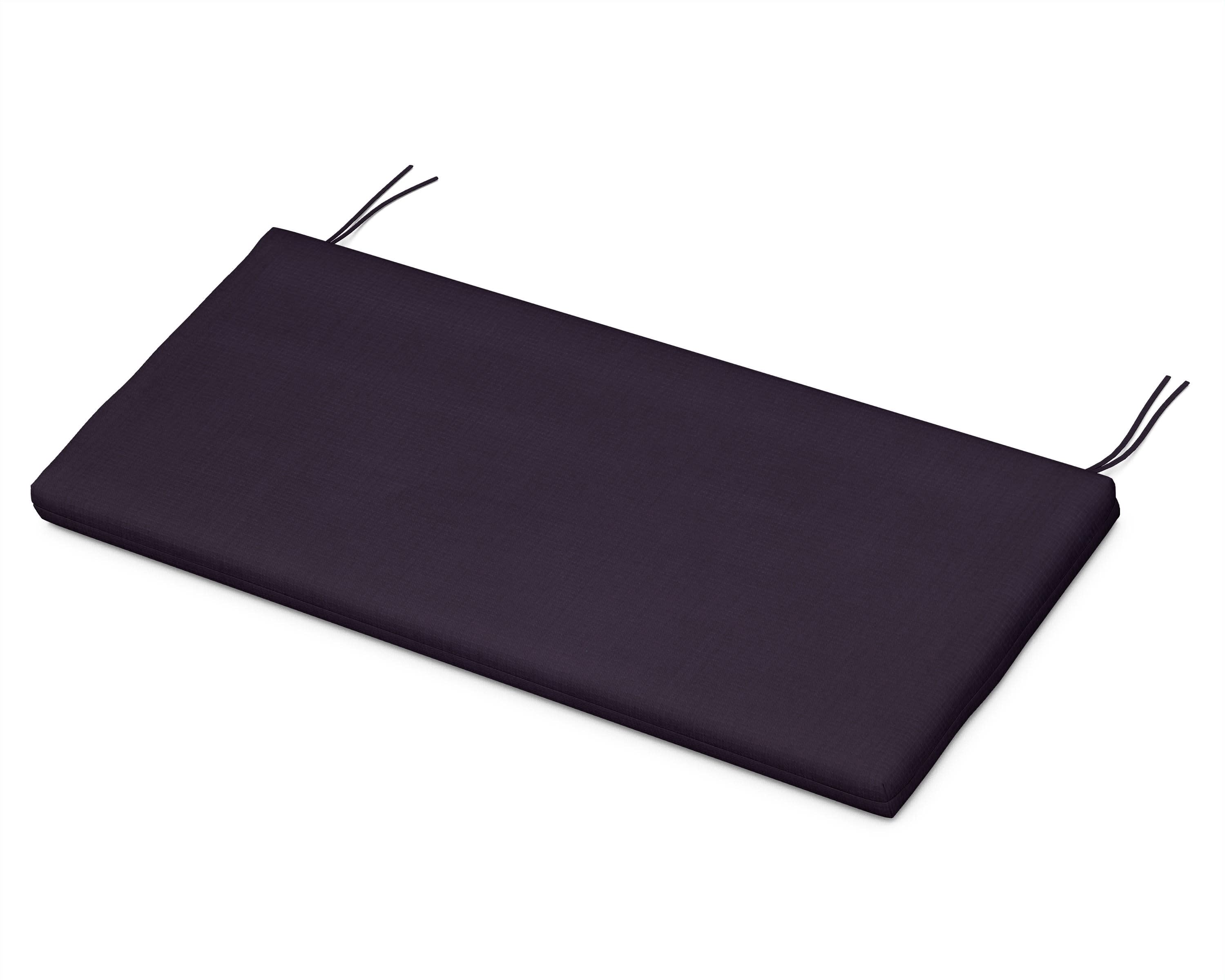 Bench Seat Cushion 17.25"D x 43.5"W x 2.5"H in Navy Linen