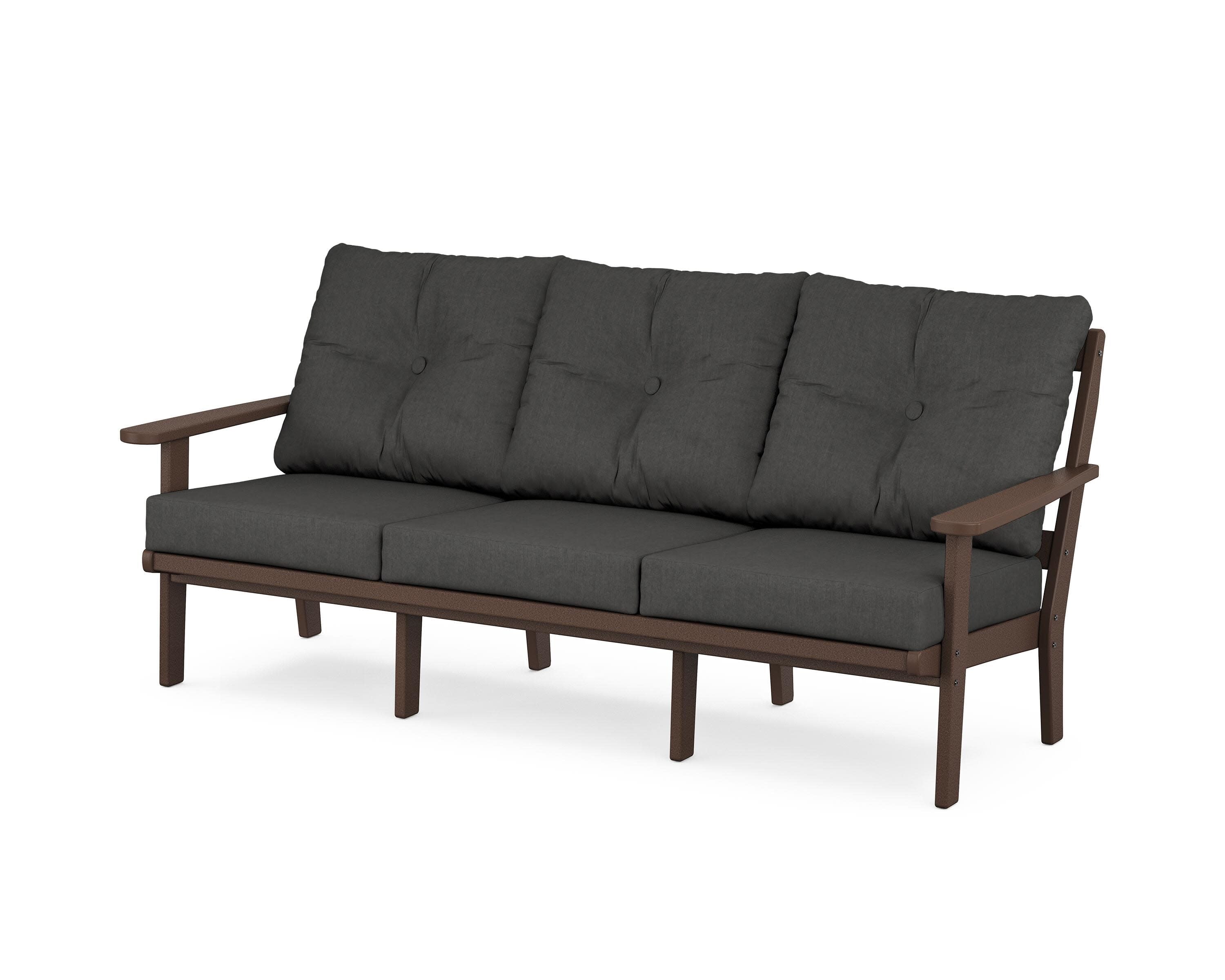 Cape Cod Deep Seating Sofa in Vintage Lantern / Spectrum Carbon