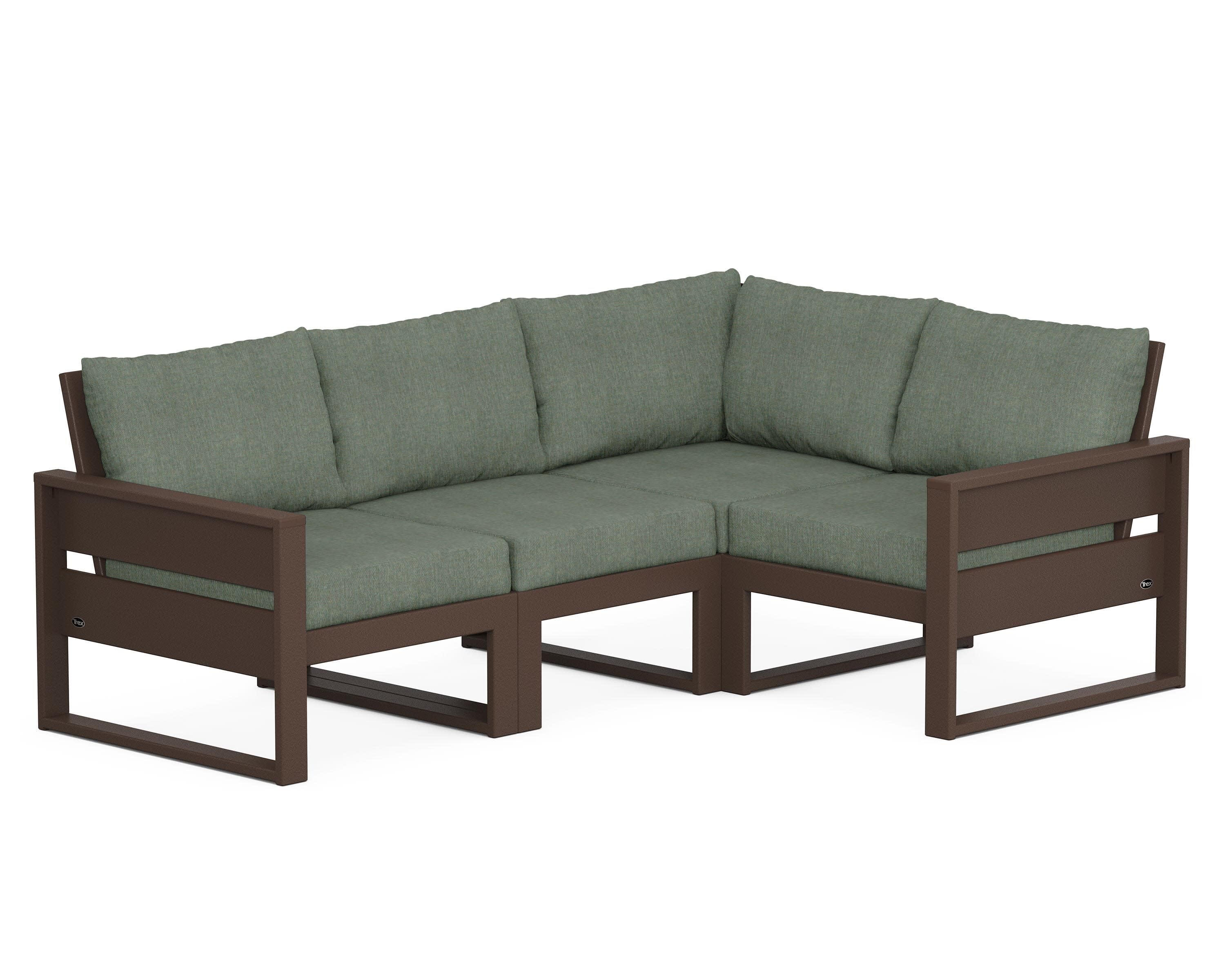 Eastport 4- Piece Sectional in Vintage Lantern / Cast Sage