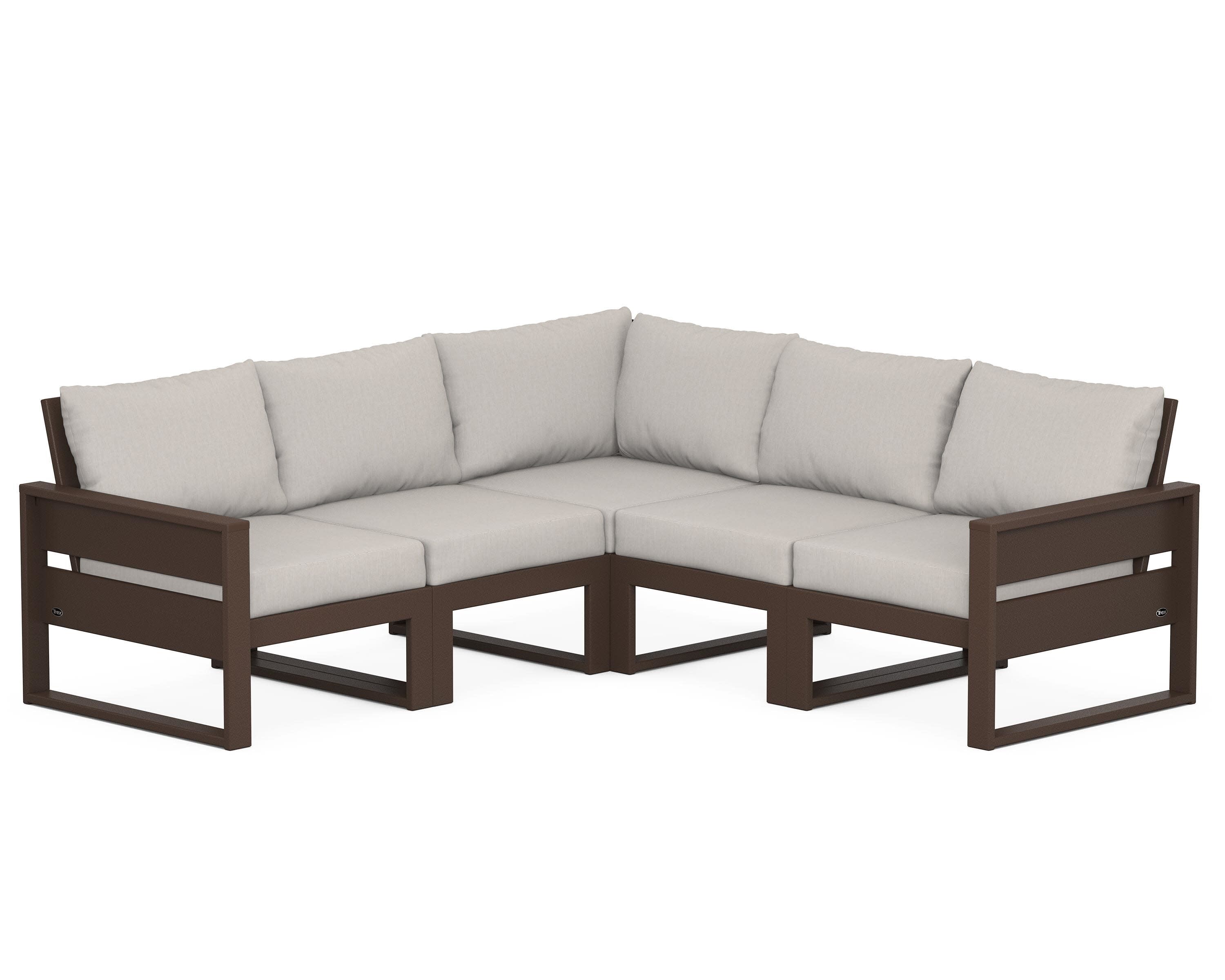 Eastport 5-Piece Sectional in Vintage Lantern / Cast Ash