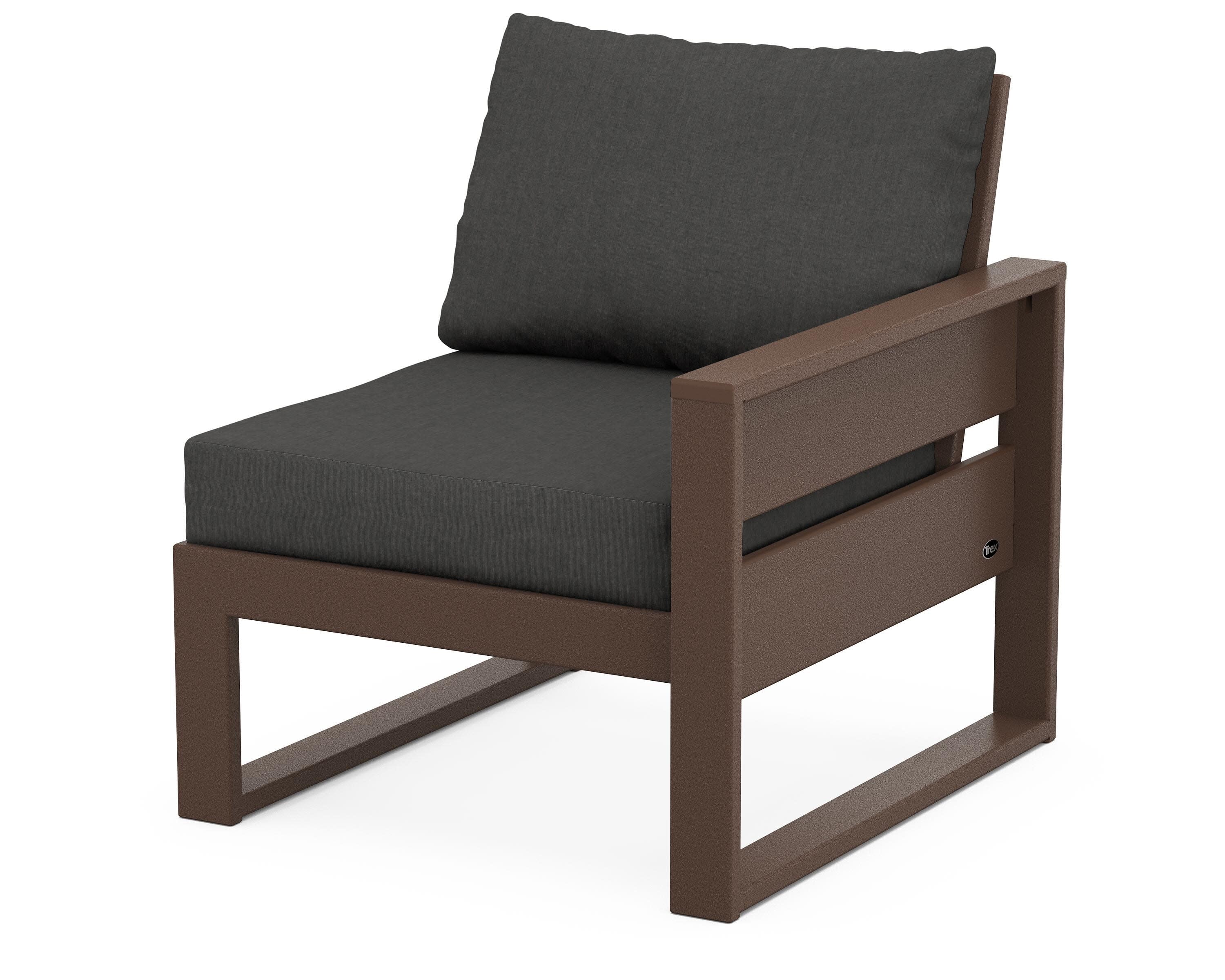 Eastport Modular Right Arm Chair in Vintage Lantern / Spectrum Carbon